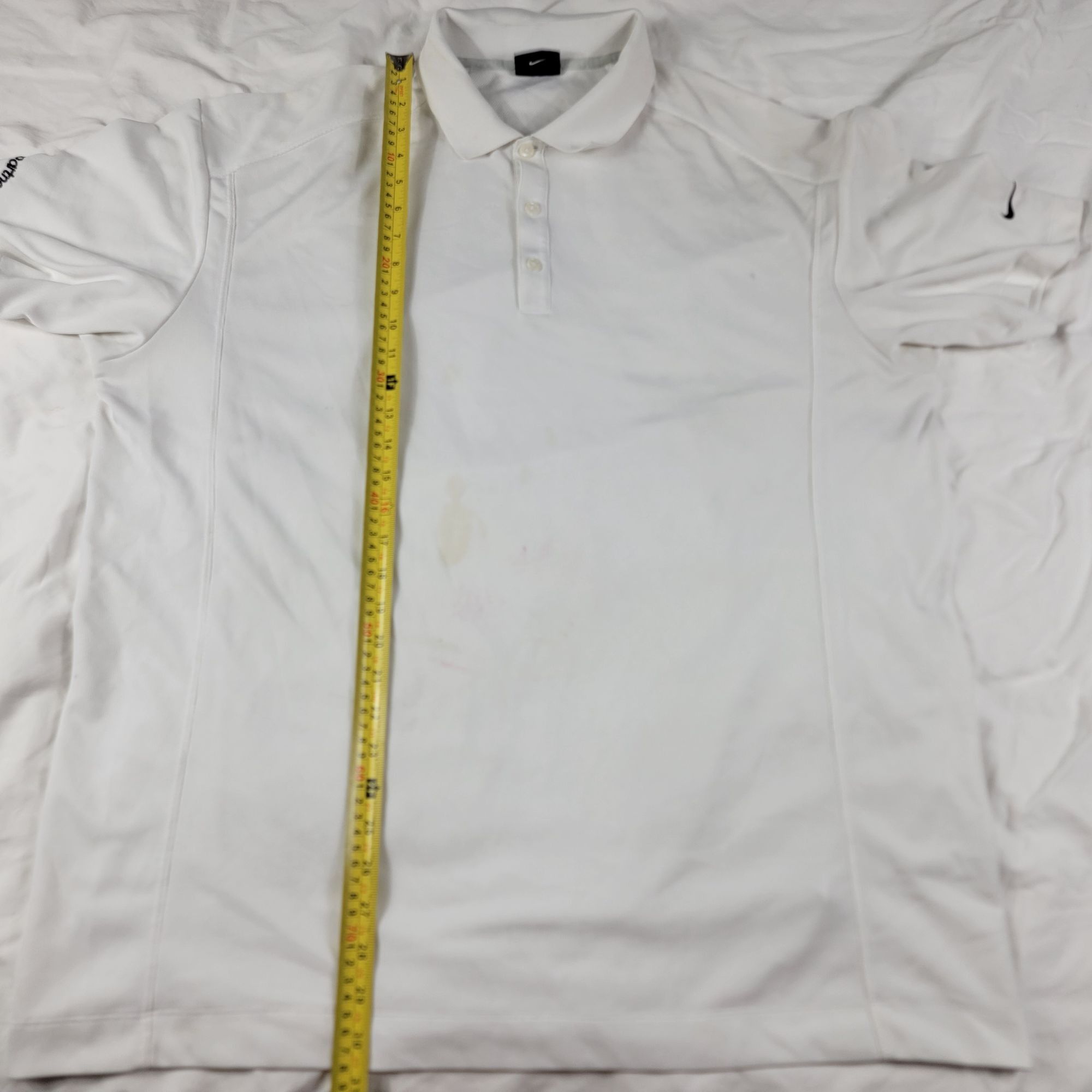 Nike Nike Golf Mens 2XL White Dri-Fit Polo Shirt Polyester Sports Size US XXL / EU 58 / 5 - 9 Thumbnail
