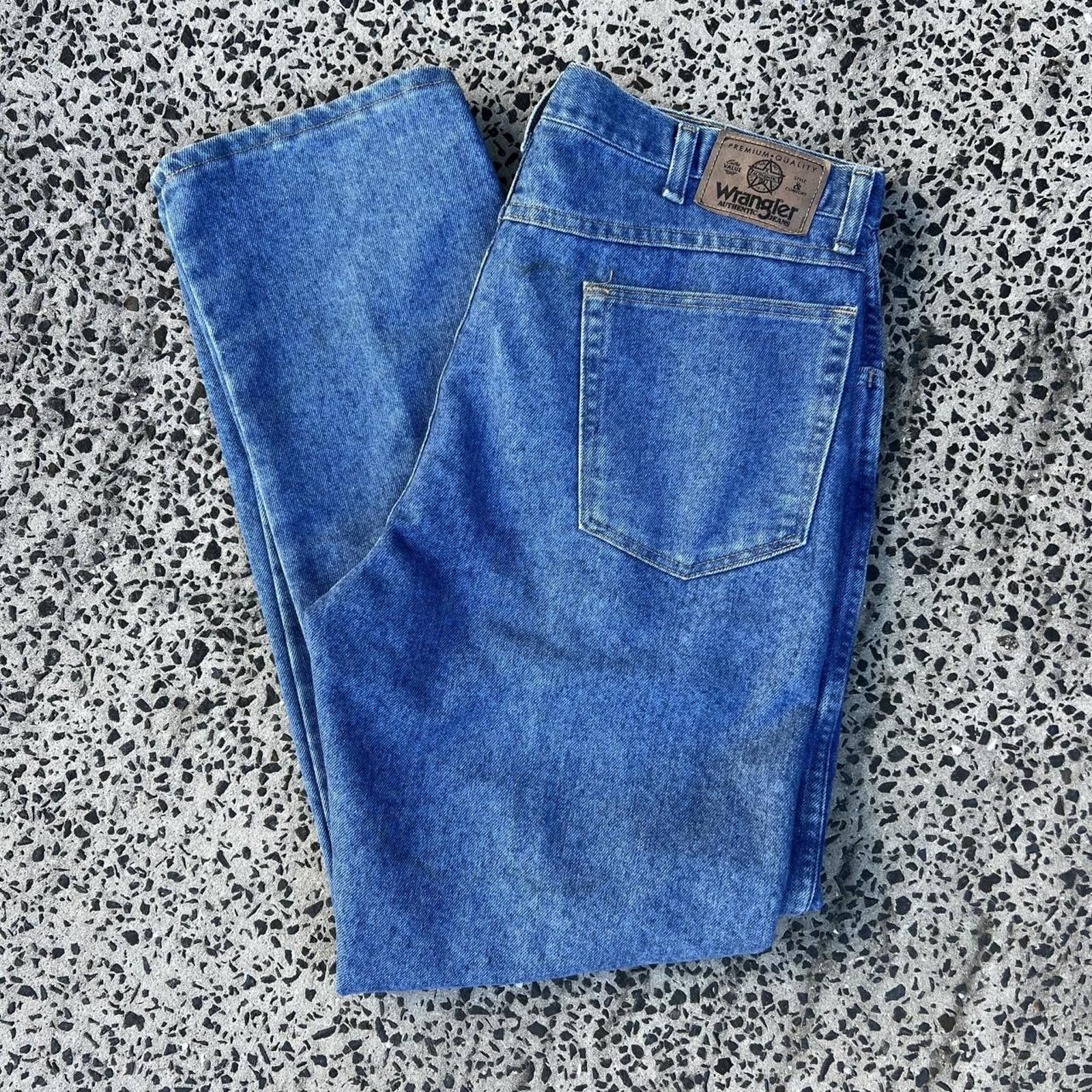 Wrangler Wrangler Men's Blue Jeans Size US 30 / EU 46 - 1 Thumbnail