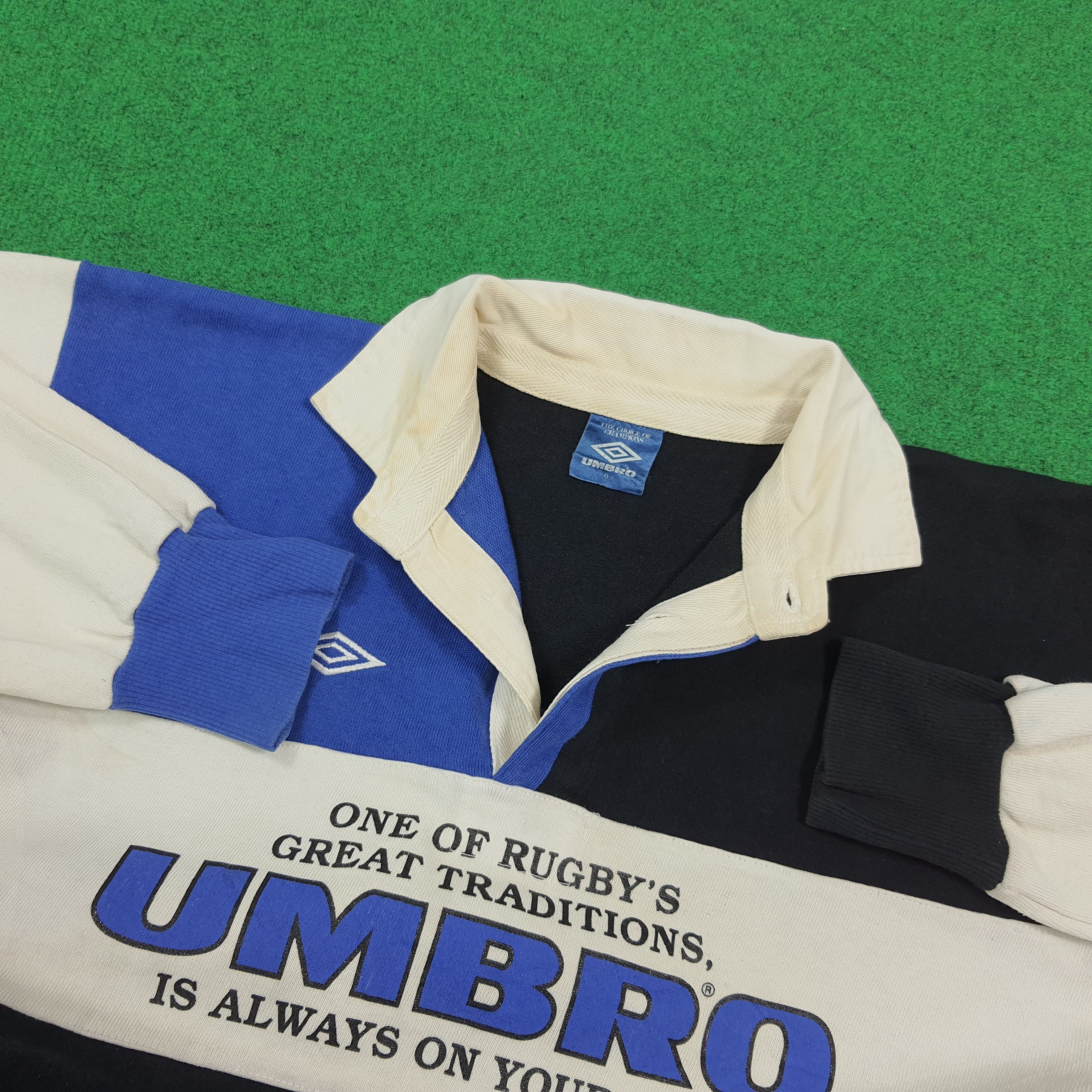 Umbro Vintage 90s Umbro Rugby Shirt Retro Japan C301N40 Size US L / EU 52-54 / 3 - 4 Thumbnail