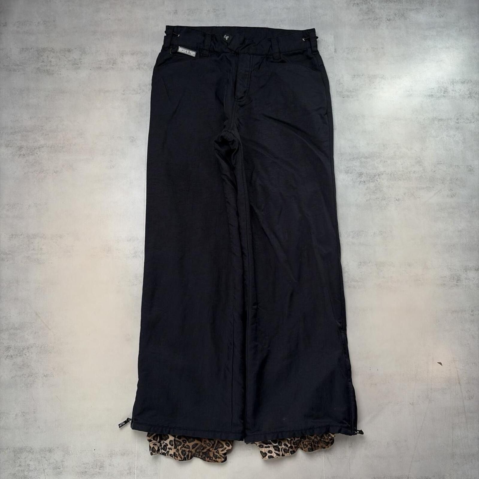 Royal Robbins Y2K Roxy Quiksilver Cheetah Print Lined Baggy Ski Pants Size 28" / US 6 / IT 42 - 1 Thumbnail