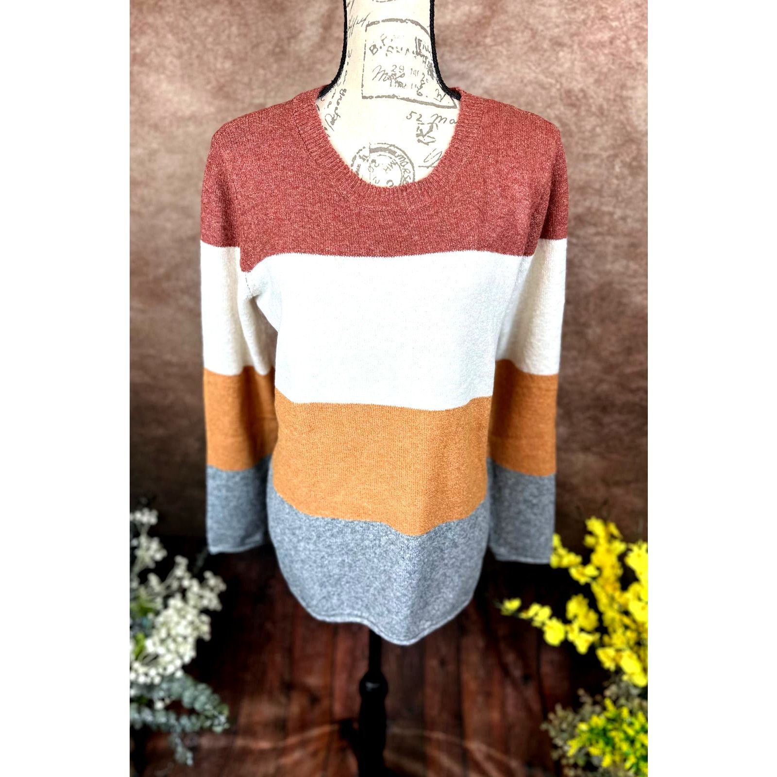 Other Pinque Gina Crewneck Sweater - Burnt Orange - size L Size L / US 10 / IT 46 - 5 Thumbnail