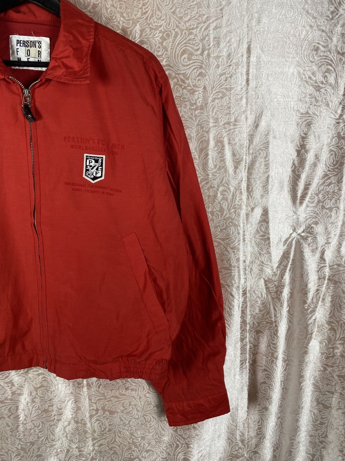 PERSON'S Vintage Person’s For Men Red Windbreaker Jacket Size US M / EU 48-50 / 2 - 6 Thumbnail