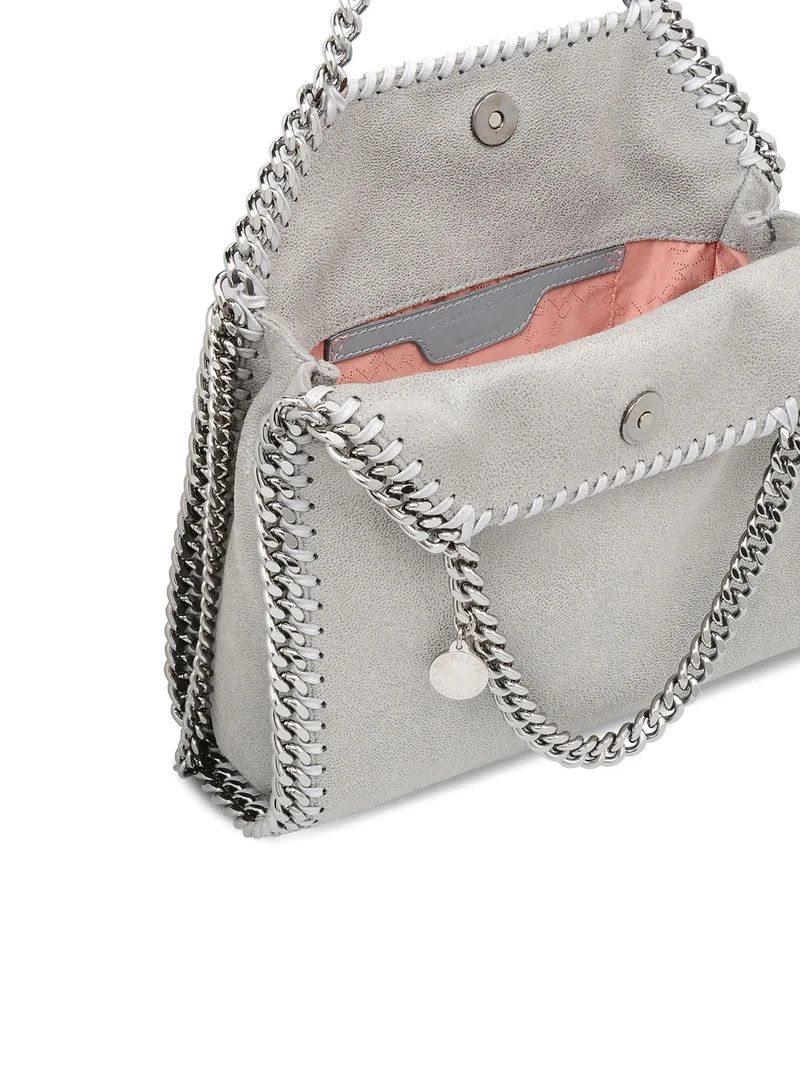 Stella McCartney STELLA MCCARTNEY Falabella Tiny Light Gray Tote Bag New Size ONE SIZE - 3 Thumbnail