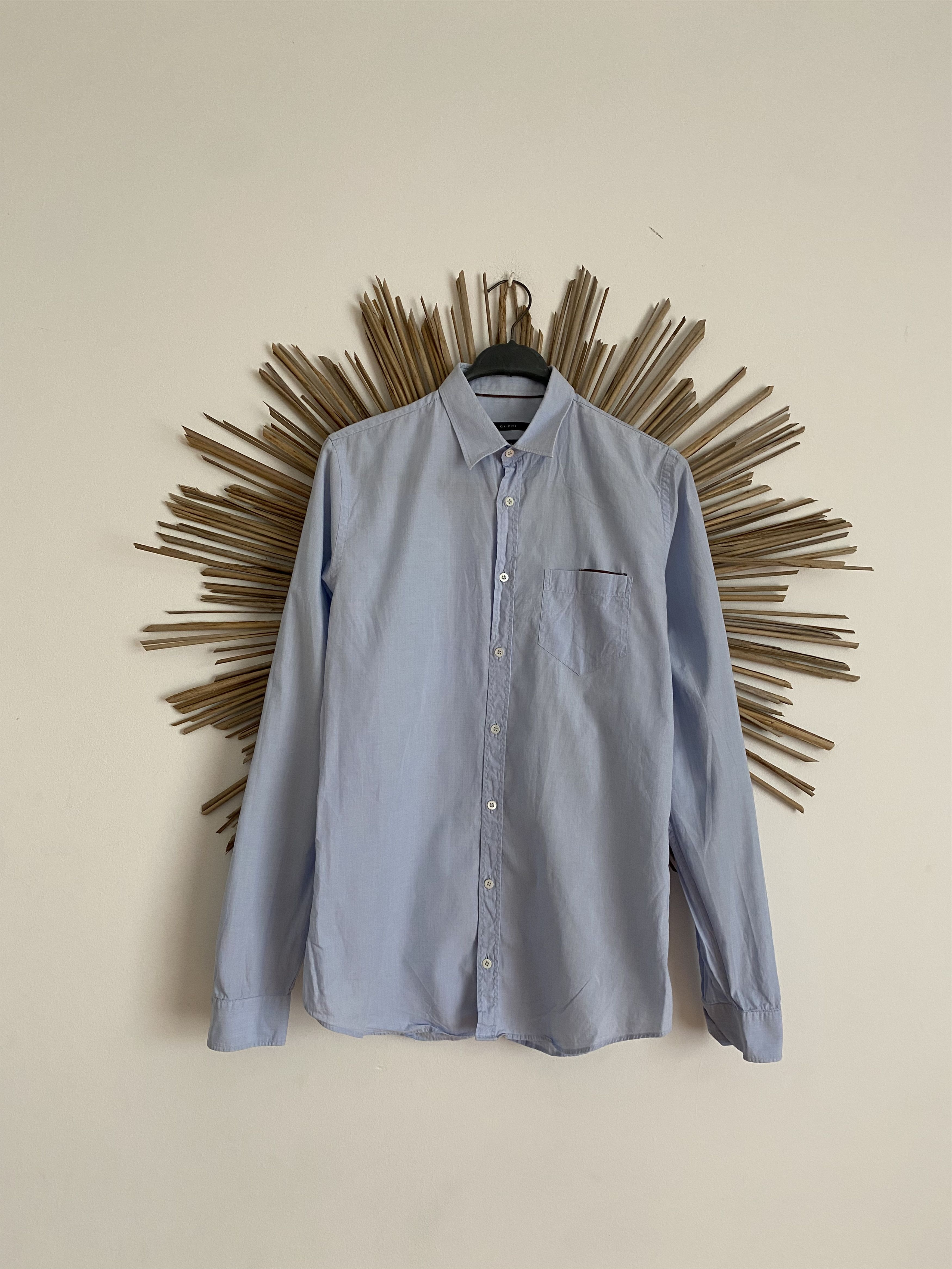 Gucci Gucci Vintage Shirt Button Up Size US S / EU 44-46 / 1 - 1 Thumbnail