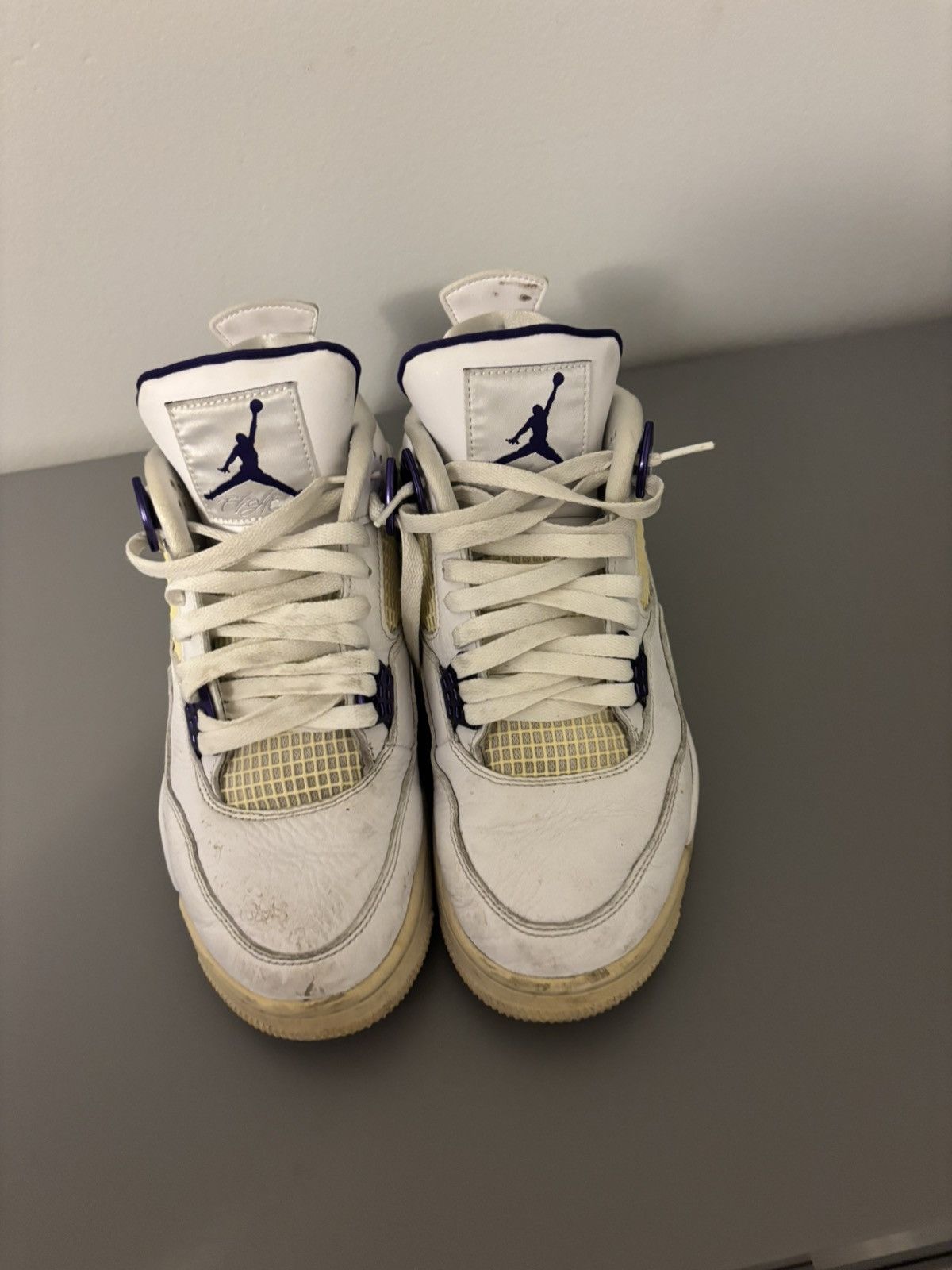 Nike Jordan 4 metallic purple Size US 9.5 / EU 42-43 - 2 Thumbnail