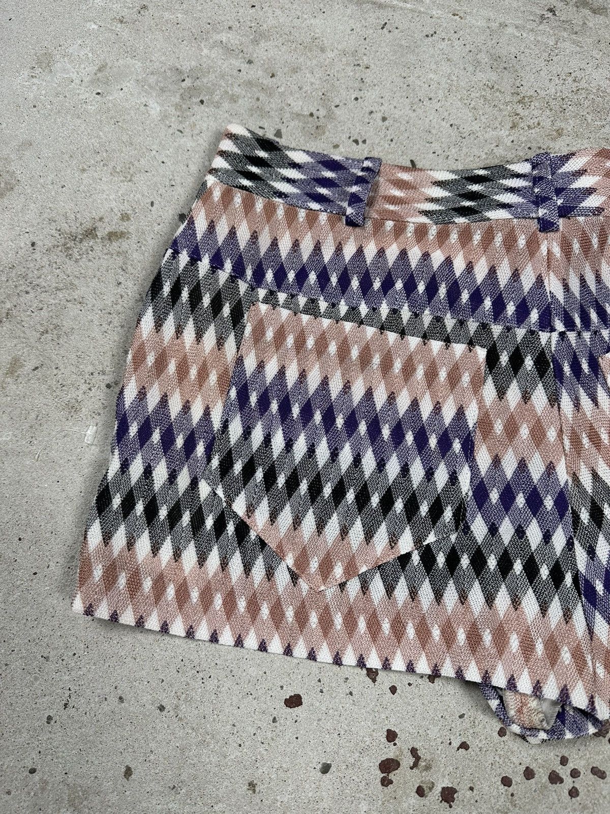 Missoni Missoni Geometric Viscose Shorts Size 27" / US 4 / IT 40 - 10 Thumbnail