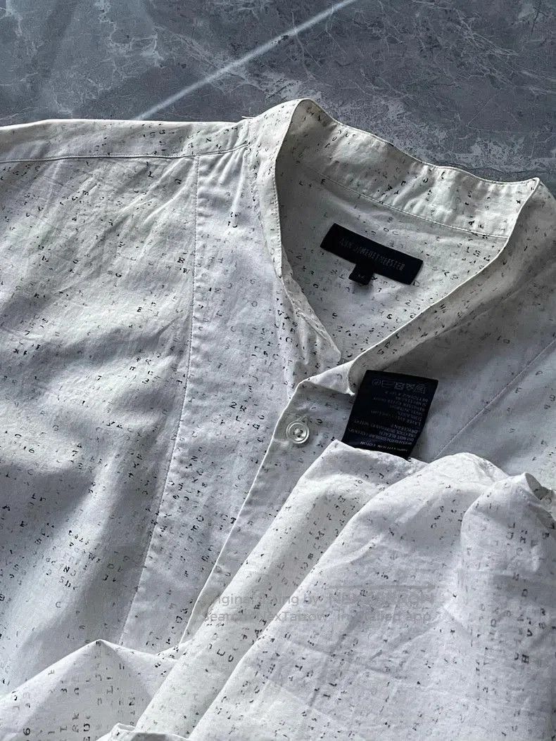 Ann Demeulemeester Ann Demeulemeester Matrix Code Shirt. Size US M / EU 48-50 / 2 - 8 Thumbnail