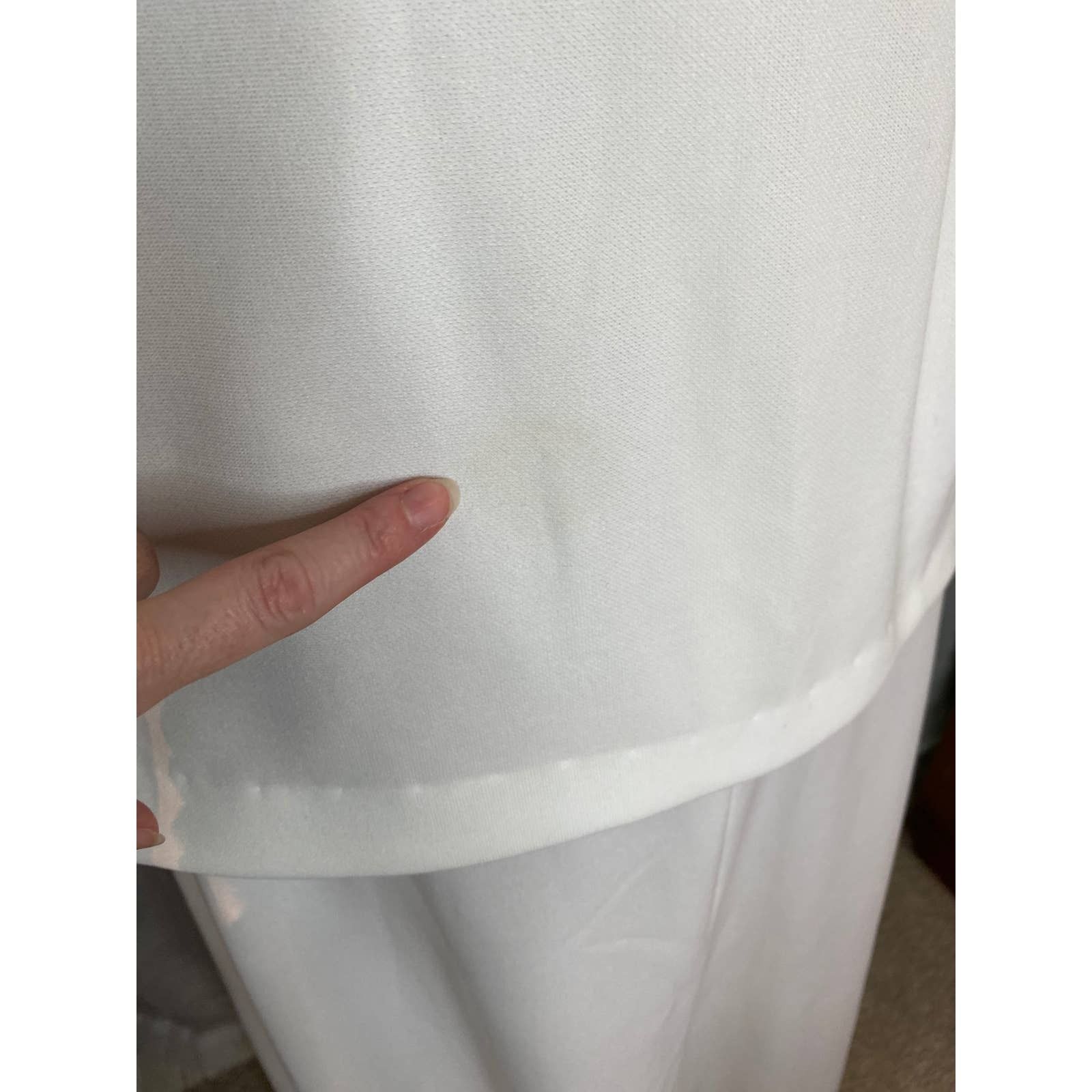 Vintage wedding dress jacket white silver V neck Vintage 1970’s sz s Size S / US 4 / IT 40 - 10 Thumbnail