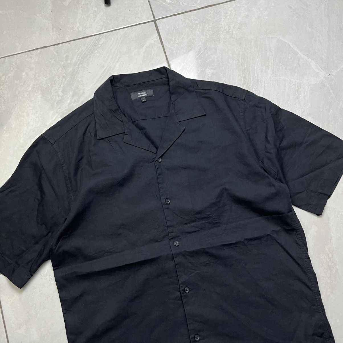 MUSINSA Musinsa Standard open collar button shirt Size US L / EU 52-54 / 3 - 4 Thumbnail