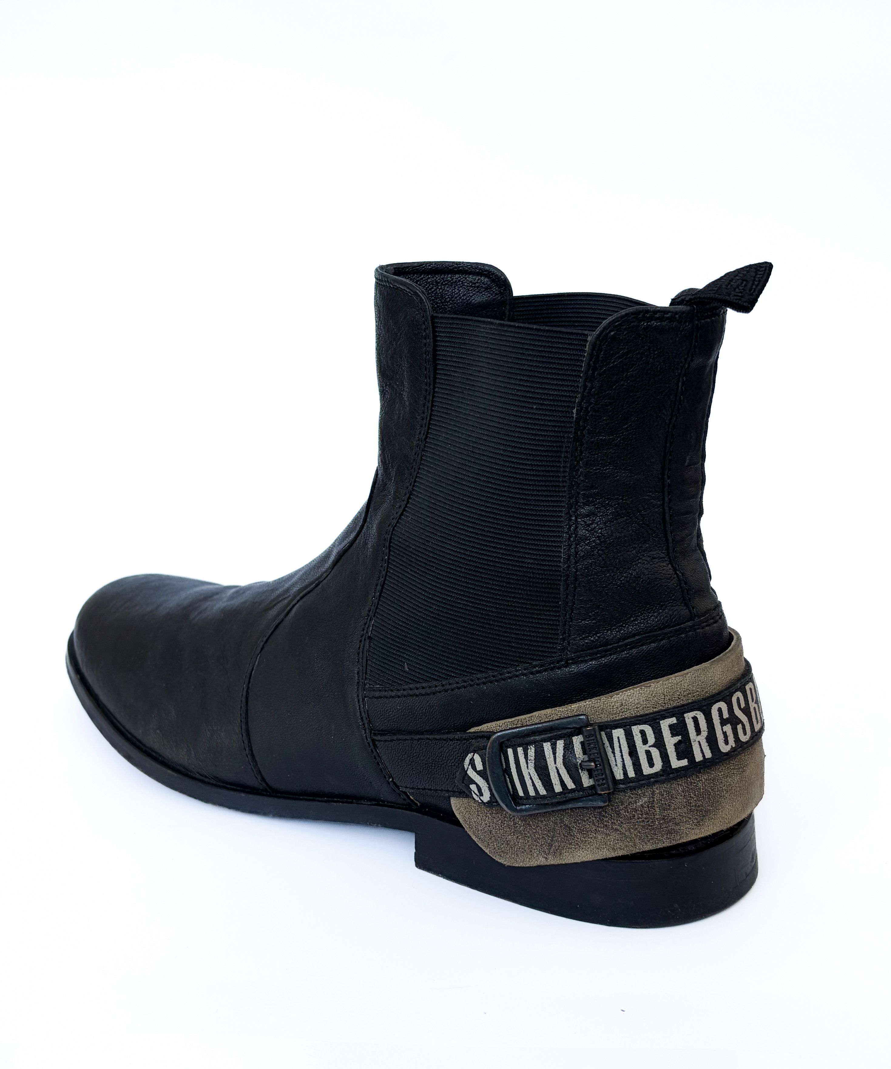 Dirk Bikkembergs DIRK BIKKEMBERGS Boots Chelsea Black Leather Vintage 45 Size US 12 / EU 45 - 5 Thumbnail