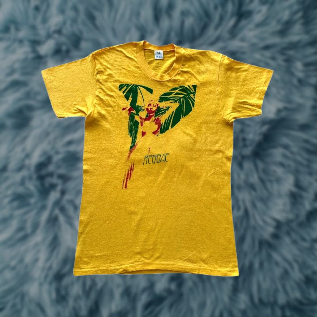 Vintage VINTAGE 70s NRPS New Riders Of The Purple Sage Reggae Band Tee Shirt S Yellow Unbranded Unisex Adults Ages 70s Size US S / EU 44-46 / 1 - 1 Thumbnail