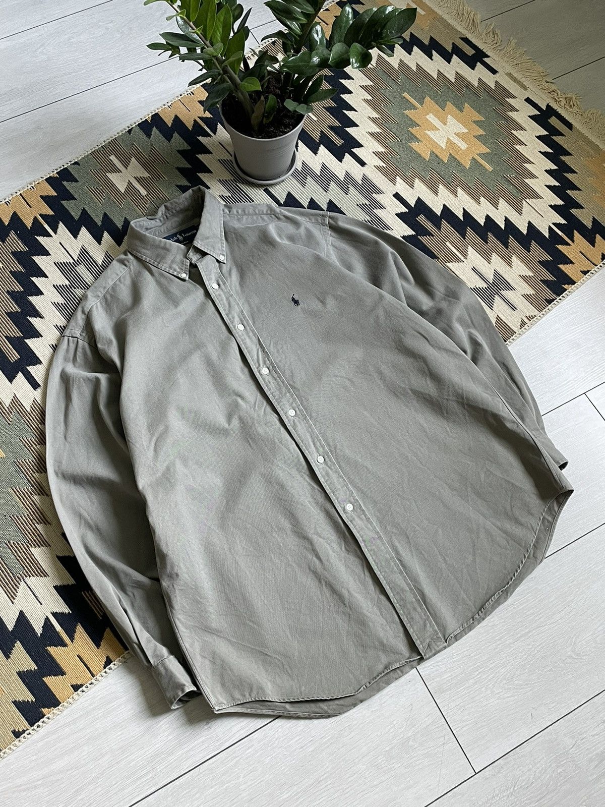 Polo Ralph Lauren × Vintage Vintage 90’s Polo Ralph Lauren Blake Shirt Size US XL / EU 56 / 4 - 3 Thumbnail