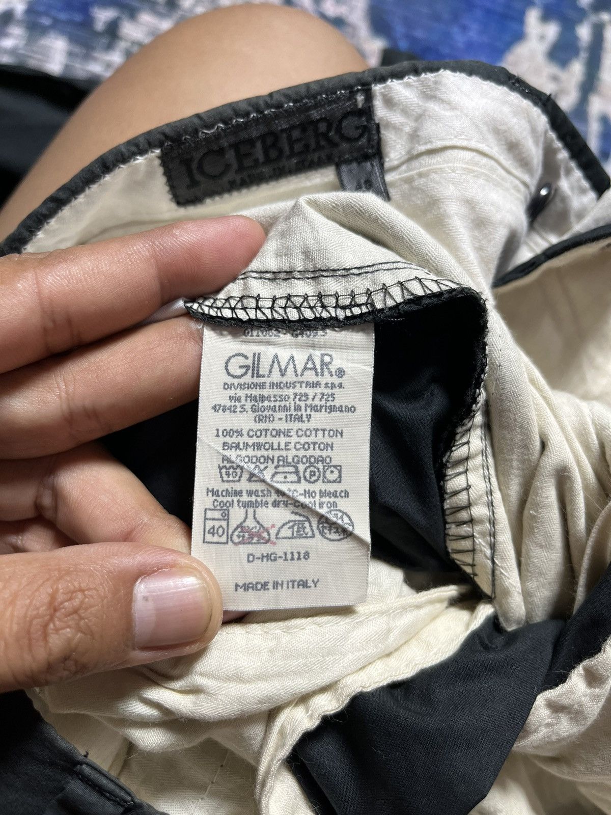 Designer × Iceberg ⚡️Vintage iceberg Gilmar Khakis Pants Made italy Size US 32 / EU 48 - 6 Thumbnail