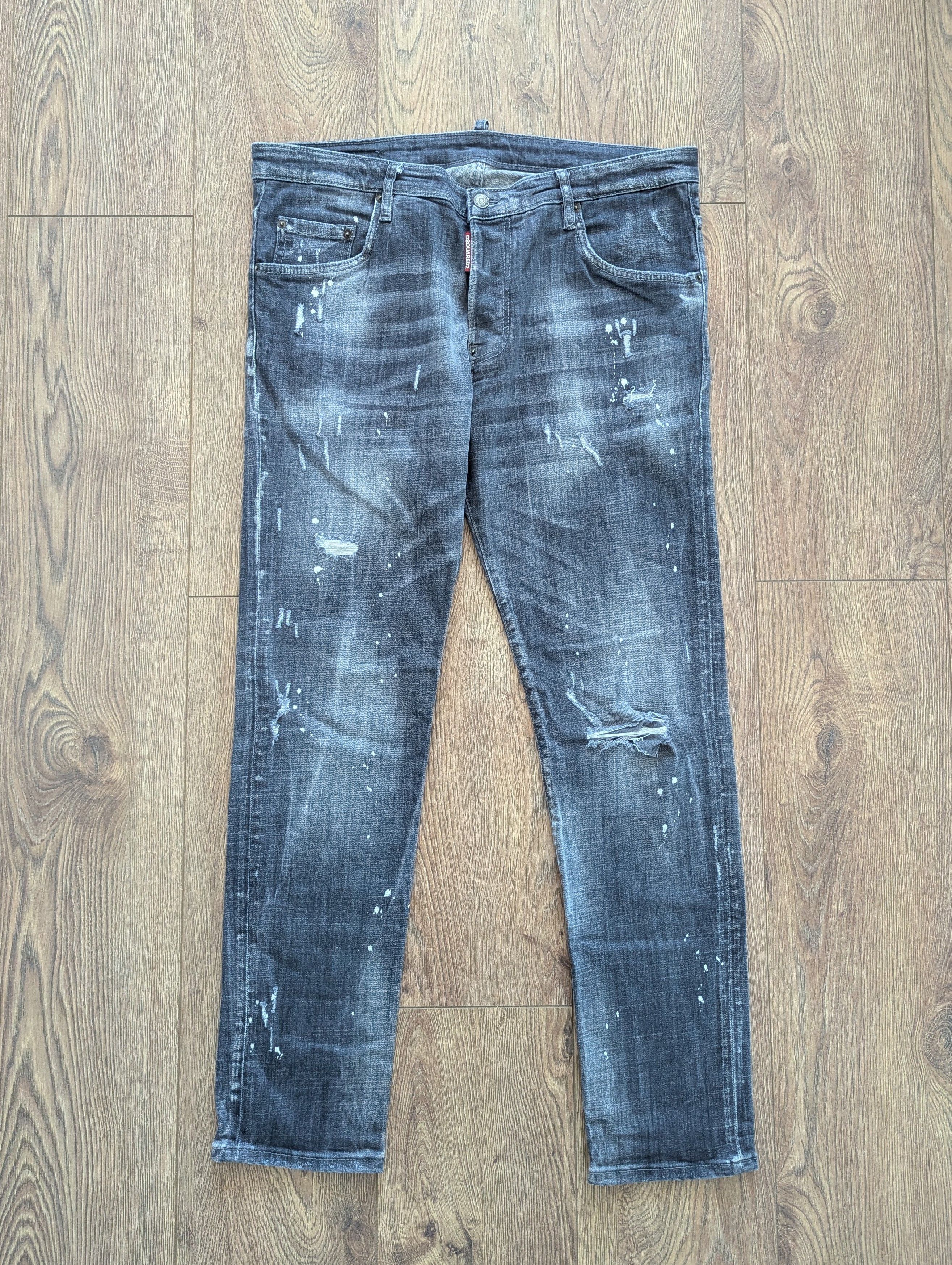 Dsquared2 DSQUARED2 Tidy Biker Jean Made In Italy Denim Pants Luxury Size US 32 / EU 48 - 1 Thumbnail