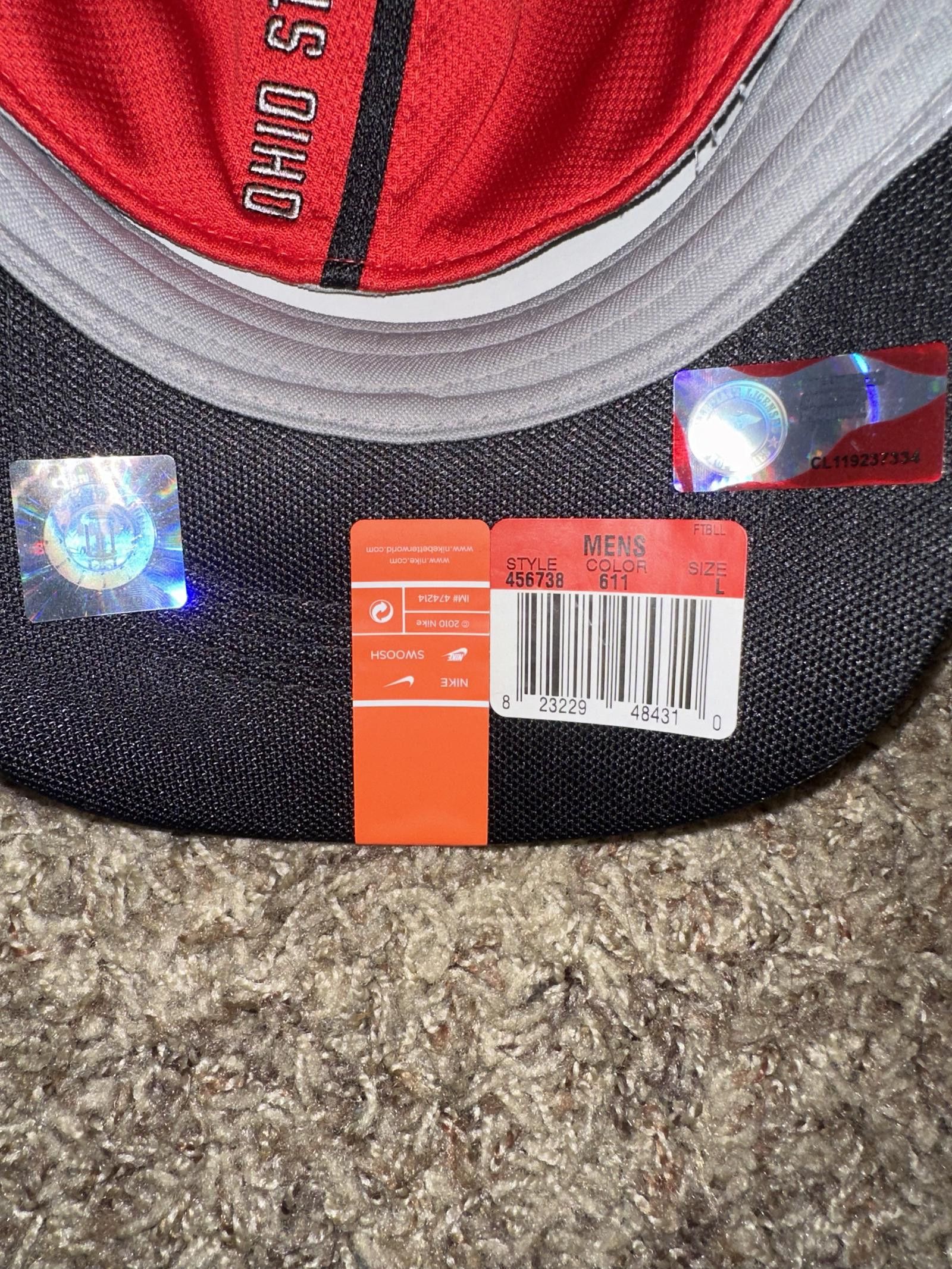 Nike Ohio State Buckeyes Aerobill Sideline Coaches Cap 2010 Size ONE SIZE - 10 Thumbnail