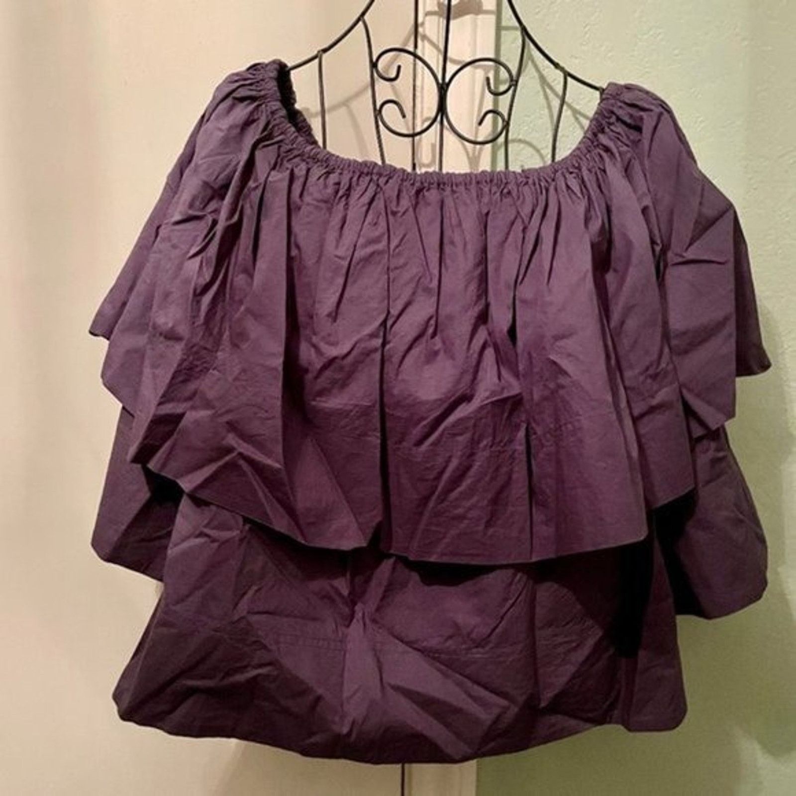 Apiece Apart Apiece Apart Cela Crop Blouse Navy size 10 Size L / US 10 / IT 46 - 3 Thumbnail
