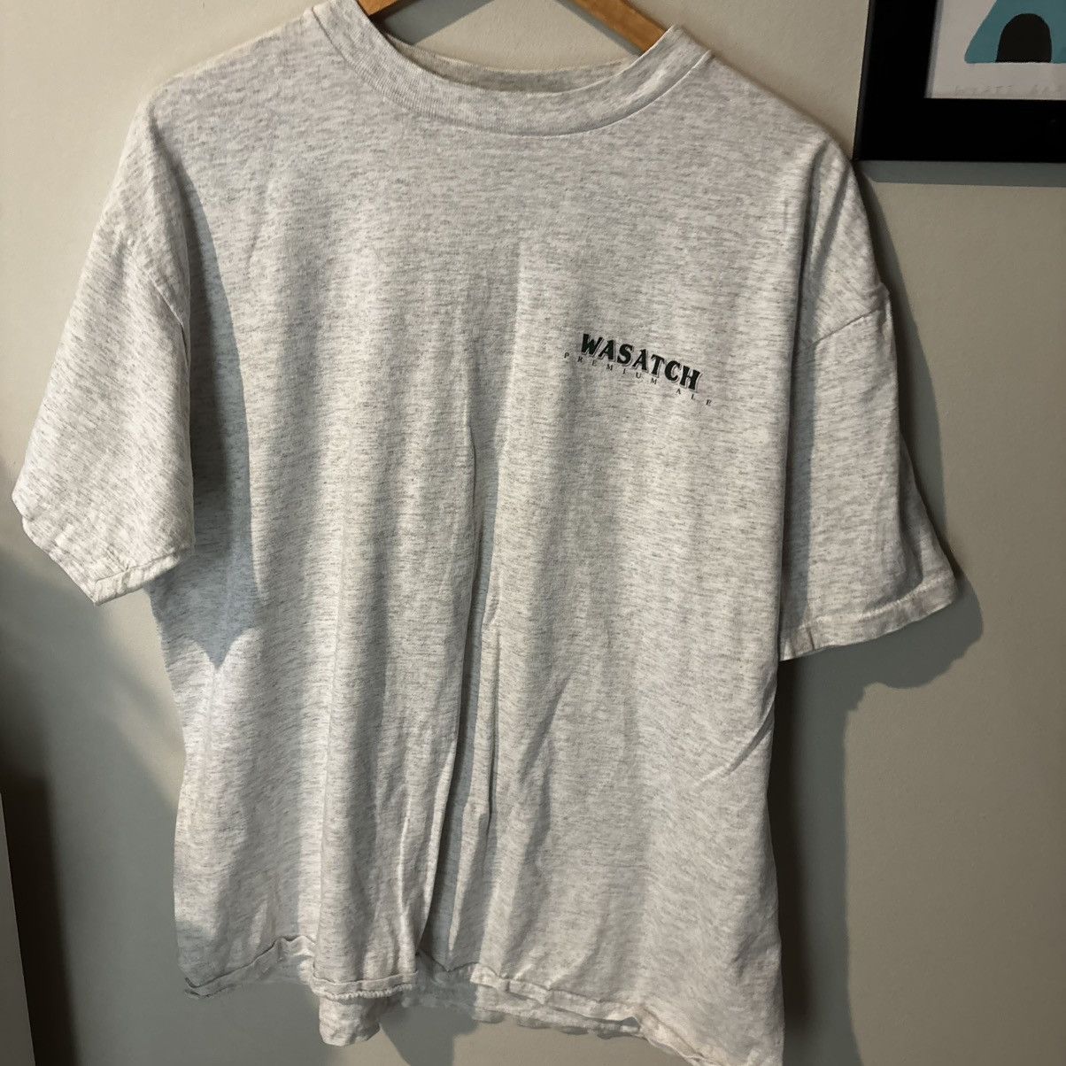 Vintage Vintage 1990s Wasatach Brewery Single Stitch Shirt Size US XL / EU 56 / 4 - 3 Thumbnail