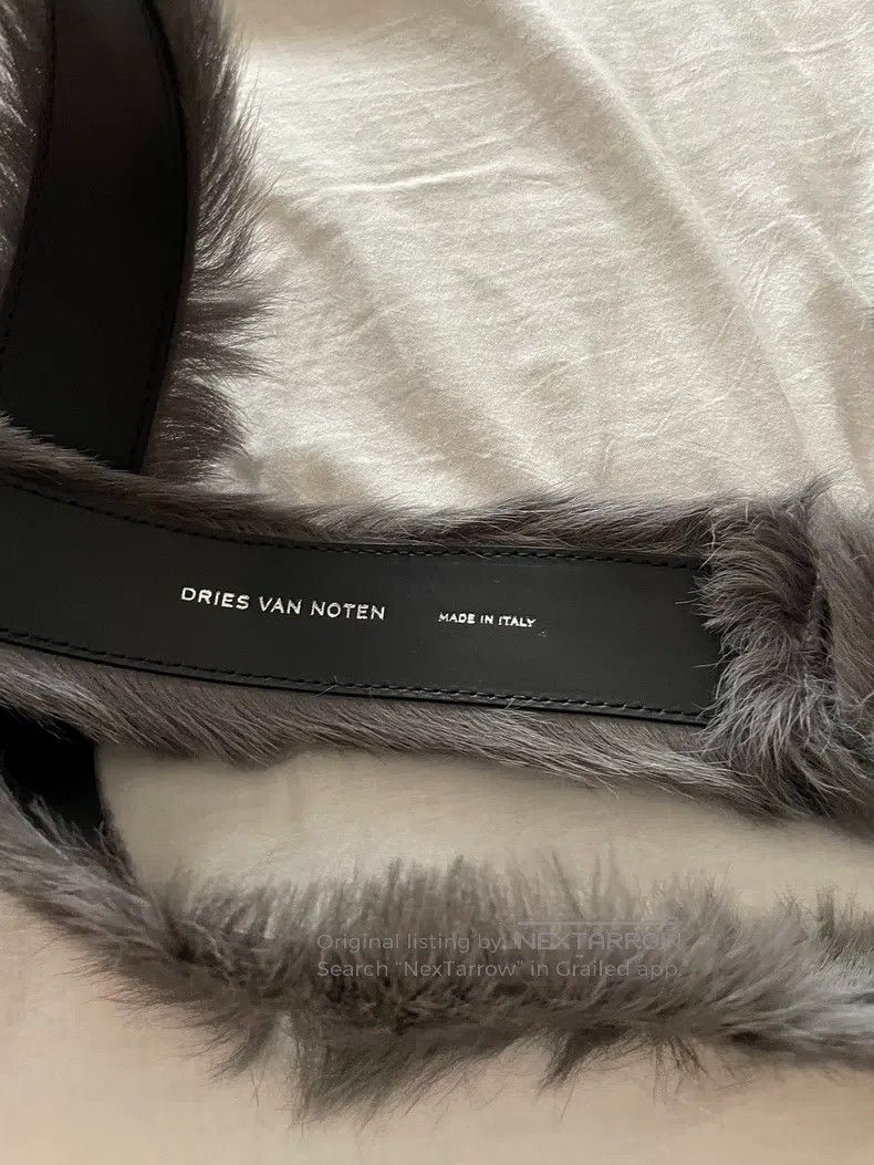 Dries Van Noten Dries Van Noten Horse Hair Fur Belt Size ONE SIZE - 6 Thumbnail