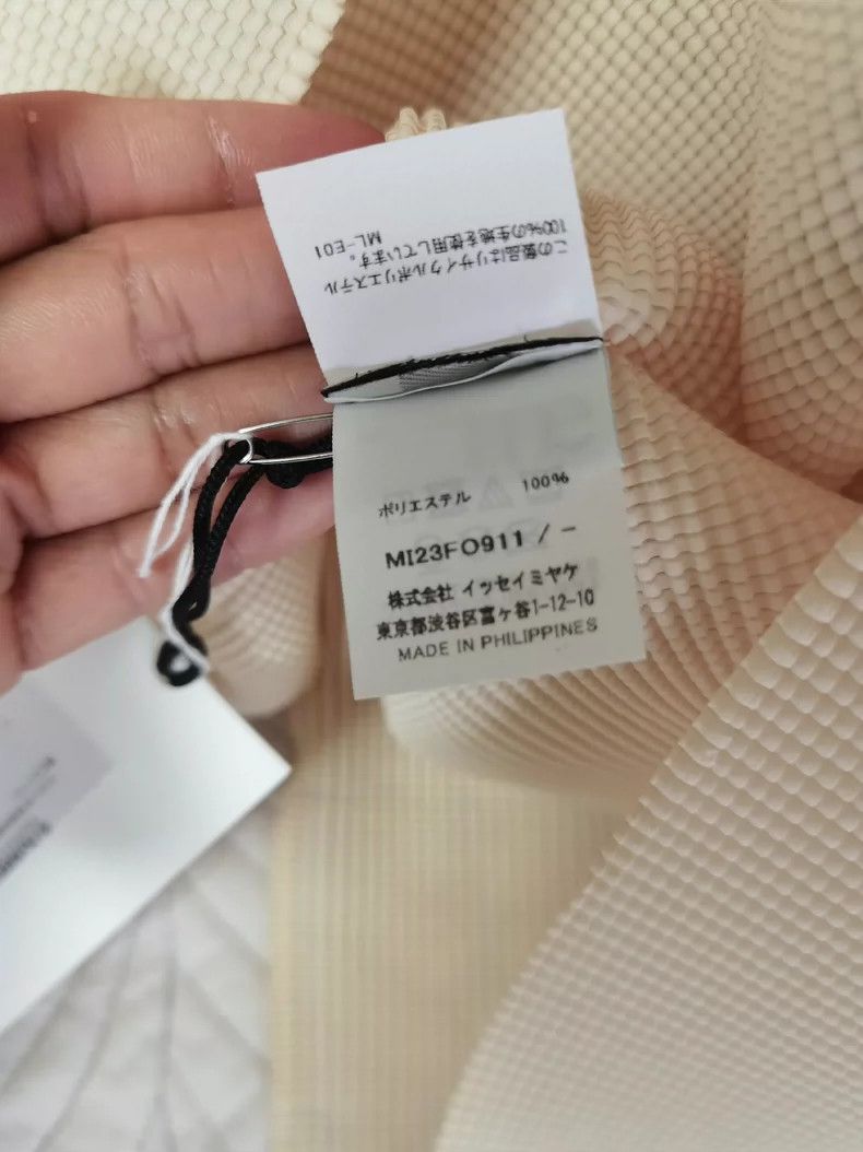 Issey Miyake issey miyake size:3 Yellow pleated stand-up collar cardiga Size XXS / US 00 / IT 34 - 3 Thumbnail