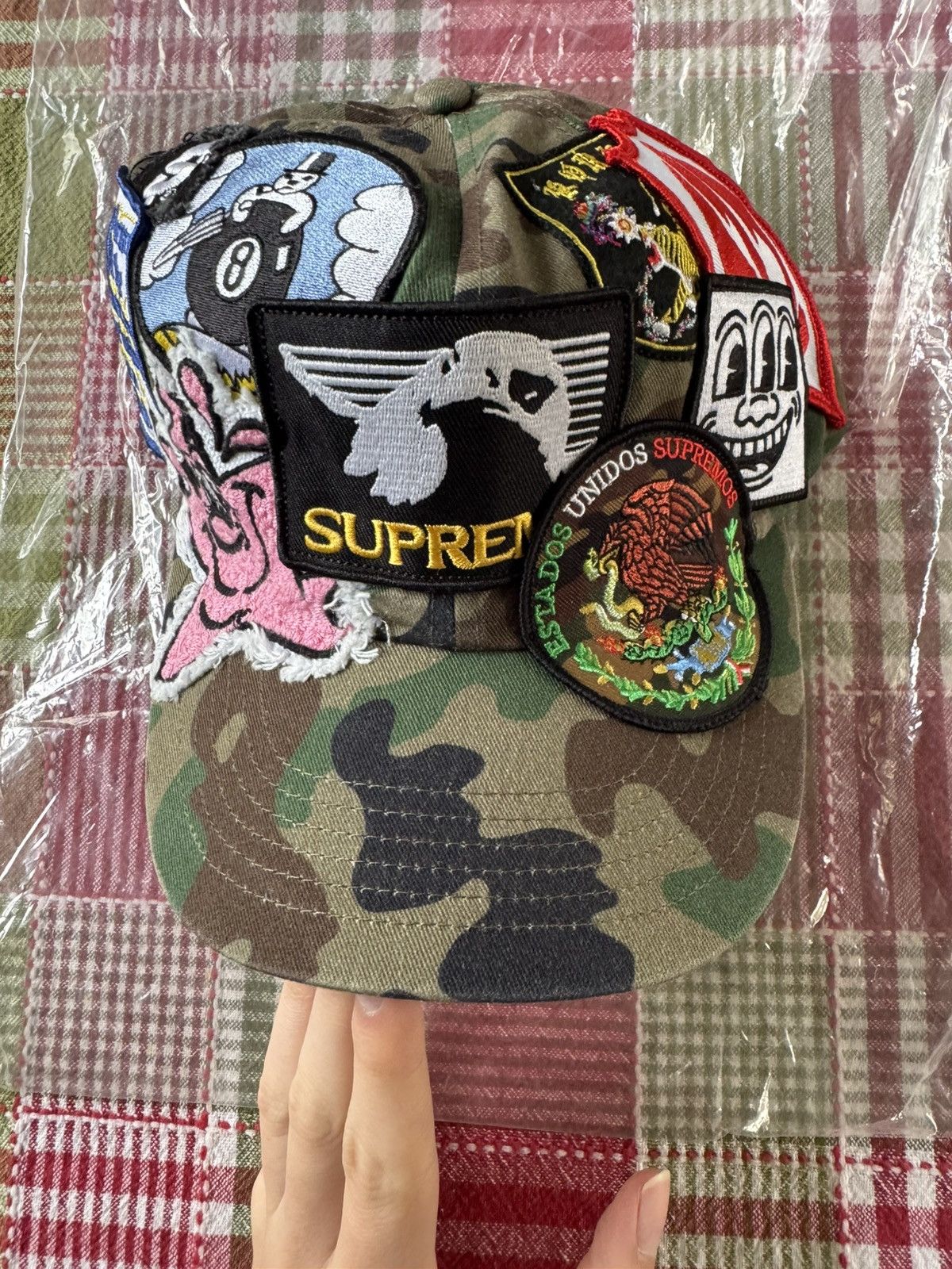 Supreme Supreme Patches 6-Panel (Woodland Camo) SS25 Size ONE SIZE - 1 Thumbnail