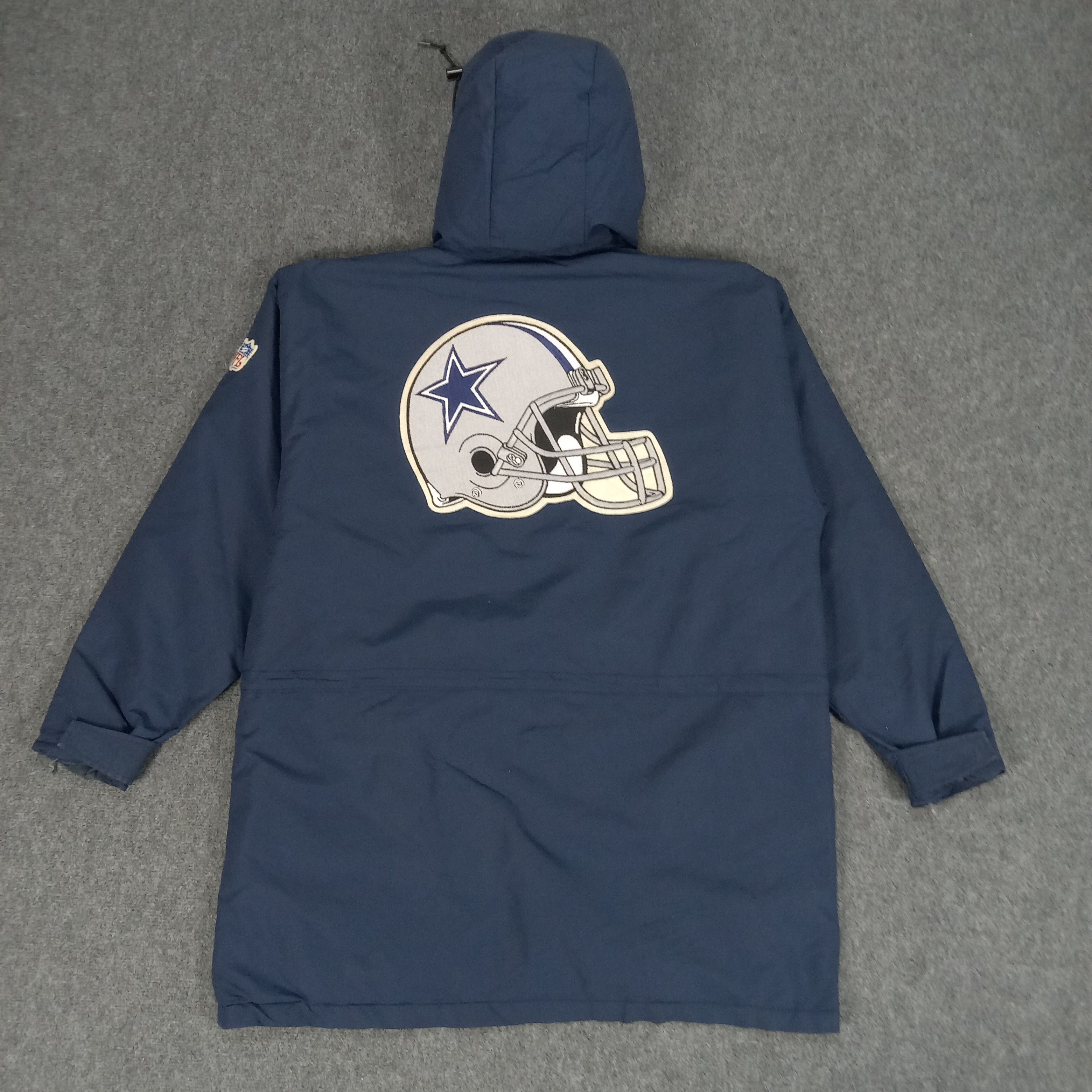 Chalk Line × NFL × Vintage Dallas Cowboys NFL American Football Team Jacket Size US XL / EU 56 / 4 - 1 Thumbnail