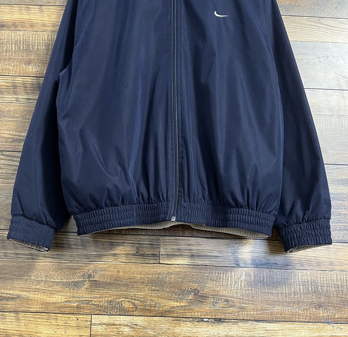 Vintage NIKE GOLF Vintage Reversible Fleece/Nylon Jacket 90s 2 in 1 Size US L / EU 52-54 / 3 - 15 Thumbnail