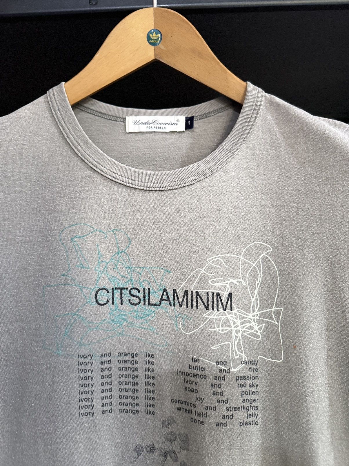 Undercover Undercover Citsilaminim Faded Japan Tee Size US M / EU 48-50 / 2 - 3 Thumbnail