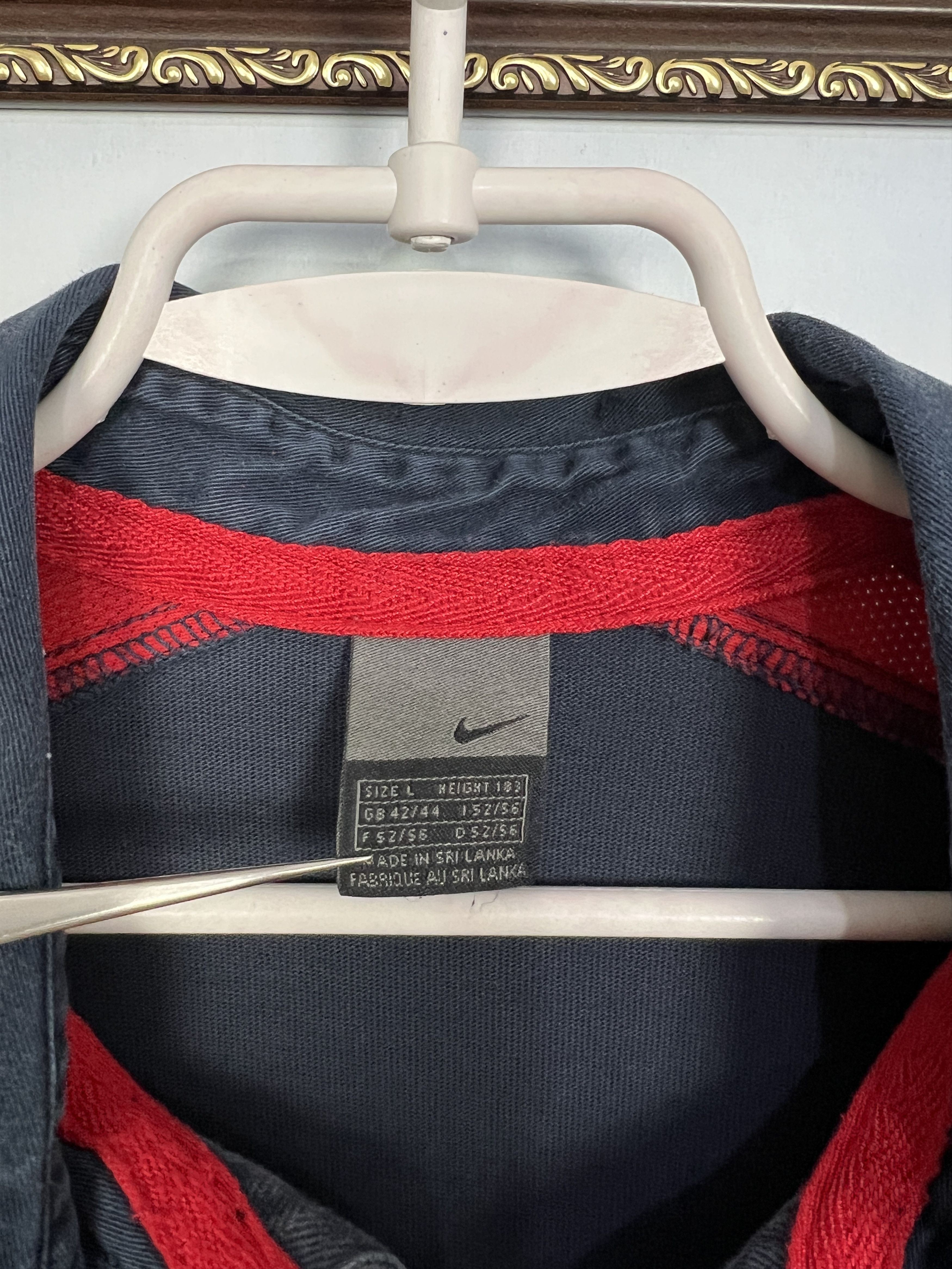 Nike Vintage England Rugby Union Long Sleeve Jersey Shirt Trikot Size US L / EU 52-54 / 3 - 6 Thumbnail