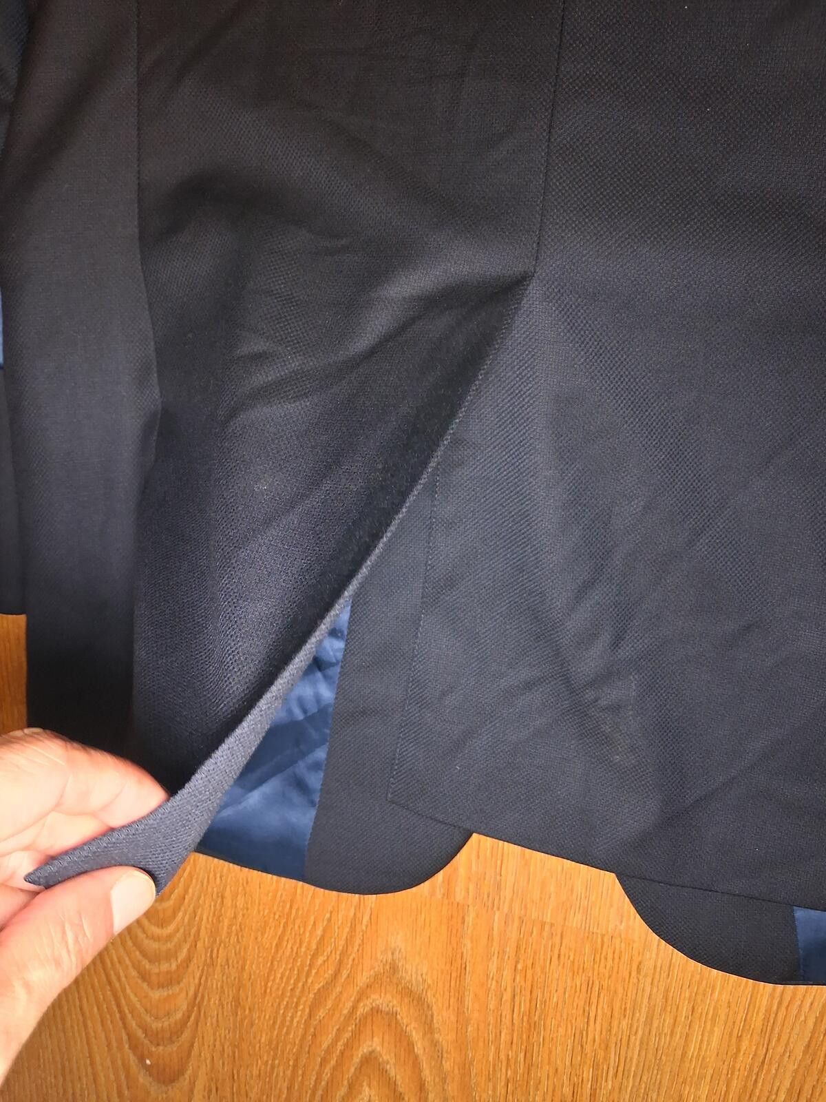 Hart Schaffner Marx Hart Schaffner Marx Blazer Mens 39L Navy Gold Buttons Wool Size 40R - 9 Thumbnail