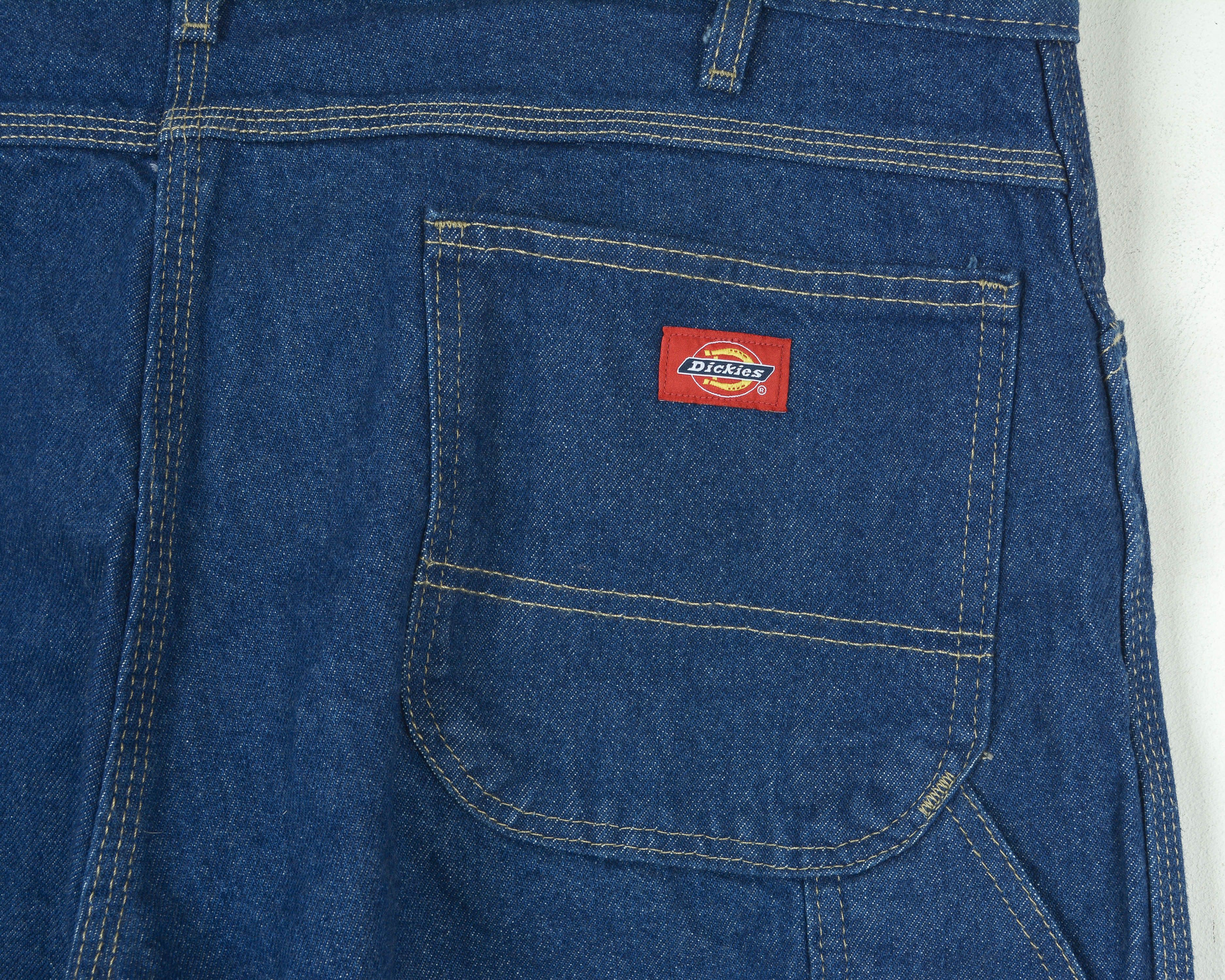 Dickies × Vintage Carpenter Baggy W38 L34 Pants Trousers Jeans Straight Blue Size US 38 / EU 54 - 6 Thumbnail