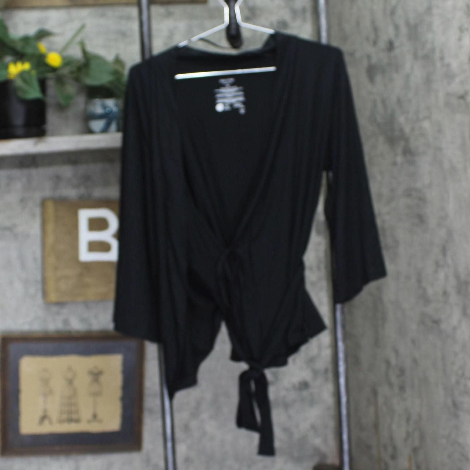 Other State Of Day Pajama Cardigan Pants 100189719ms Black Xs Size 26" / US 2 / IT 38 - 2 Thumbnail