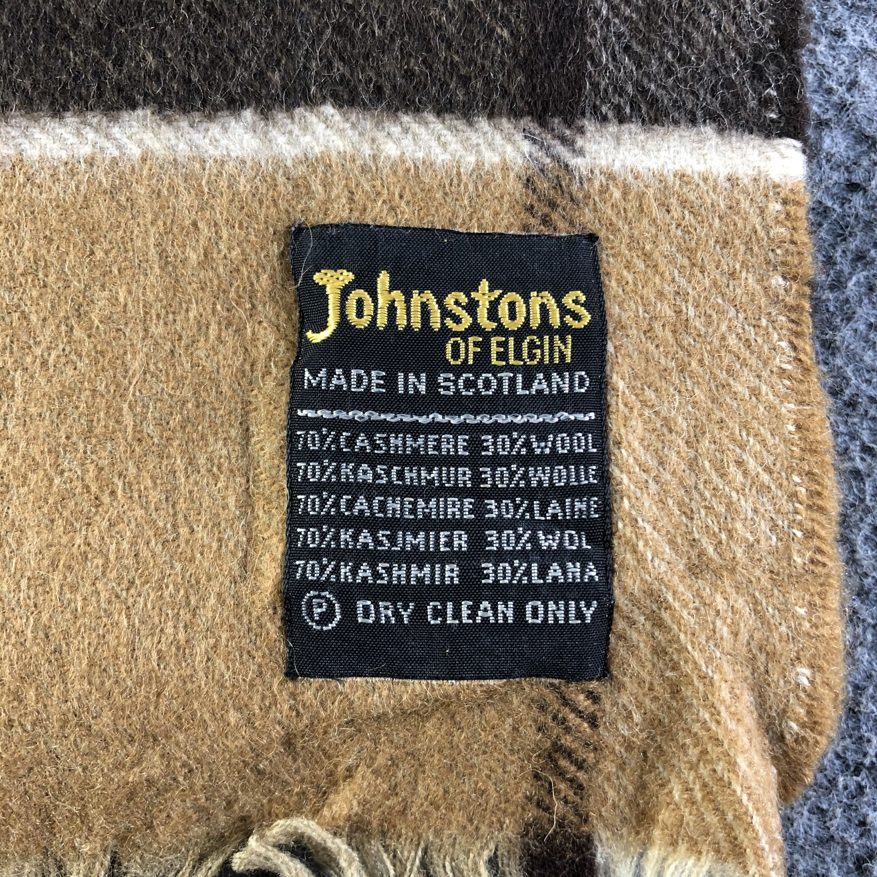Johnstons Of Elgin Johnstons Of Elgin Cashmere Scarf / Muffler / Neckwear P680 Size ONE SIZE - 4 Thumbnail