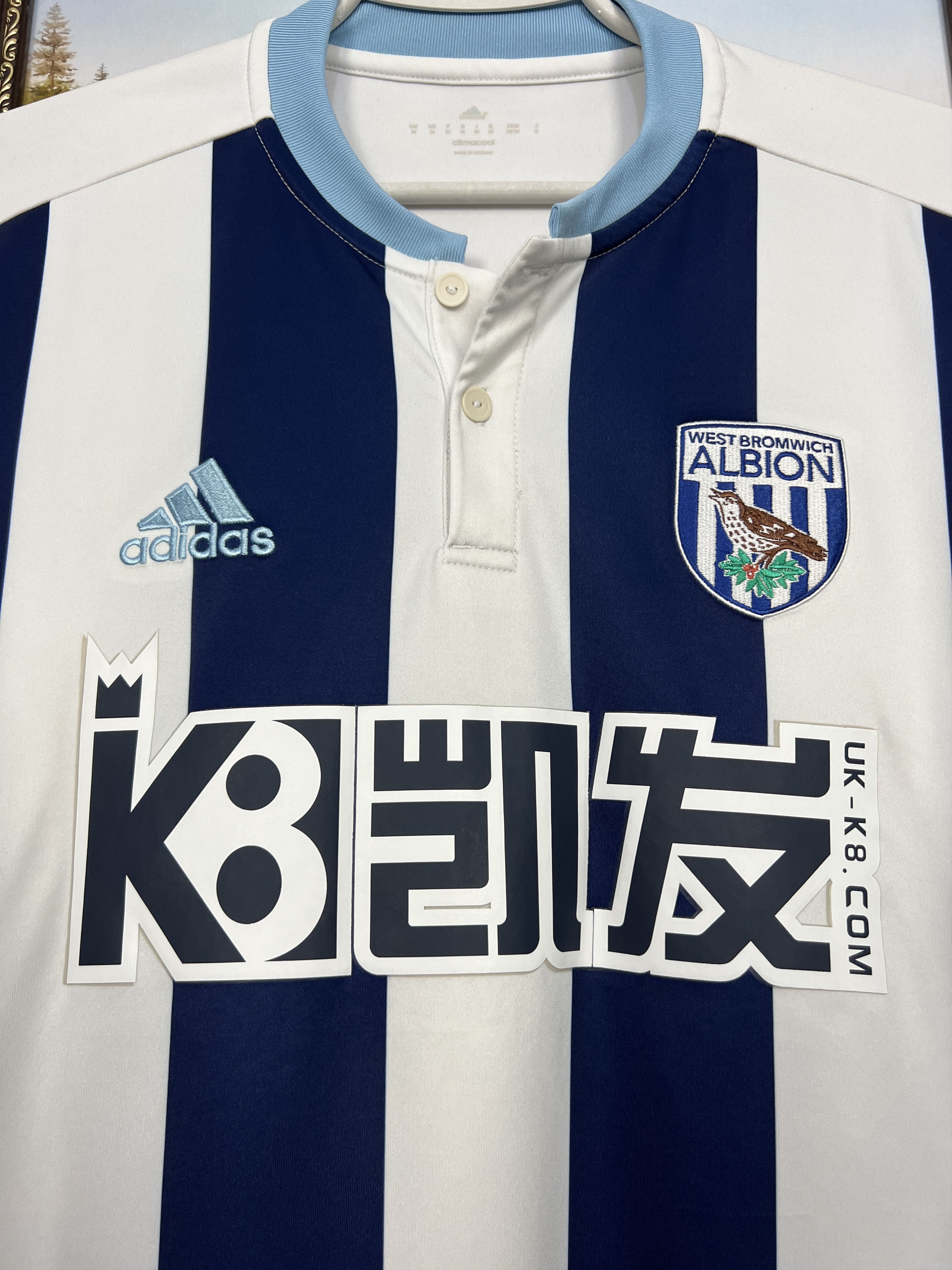 Adidas West Bromwich Albion Home football shirt 2016 Soccer Adidas Size US M / EU 48-50 / 2 - 3 Thumbnail