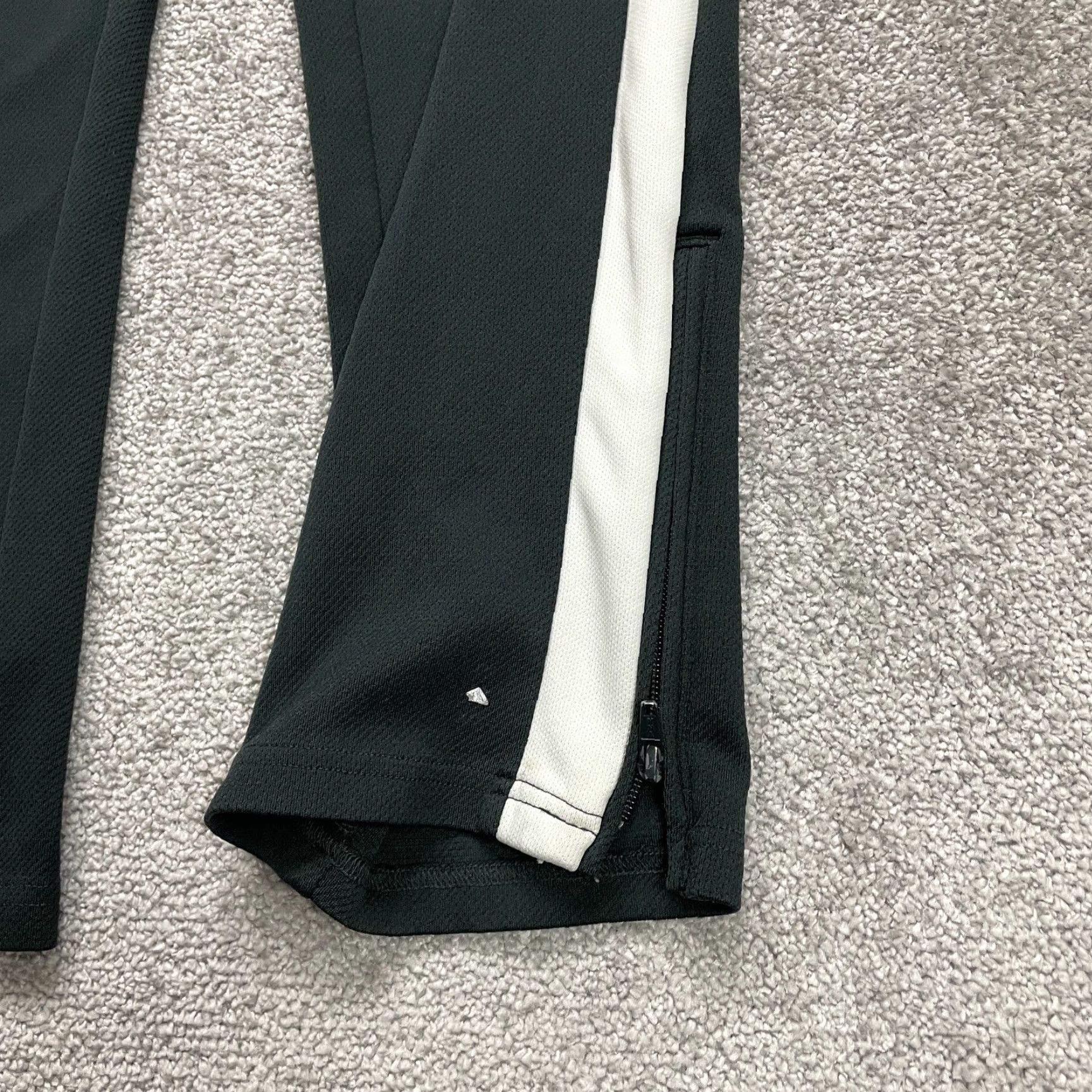 Lands' End Lands' End Track Pants Womens Large Gray Orange Drawstring Straight Ankle Zip Shirt Size 36" / US 14 / IT 50 - 7 Thumbnail