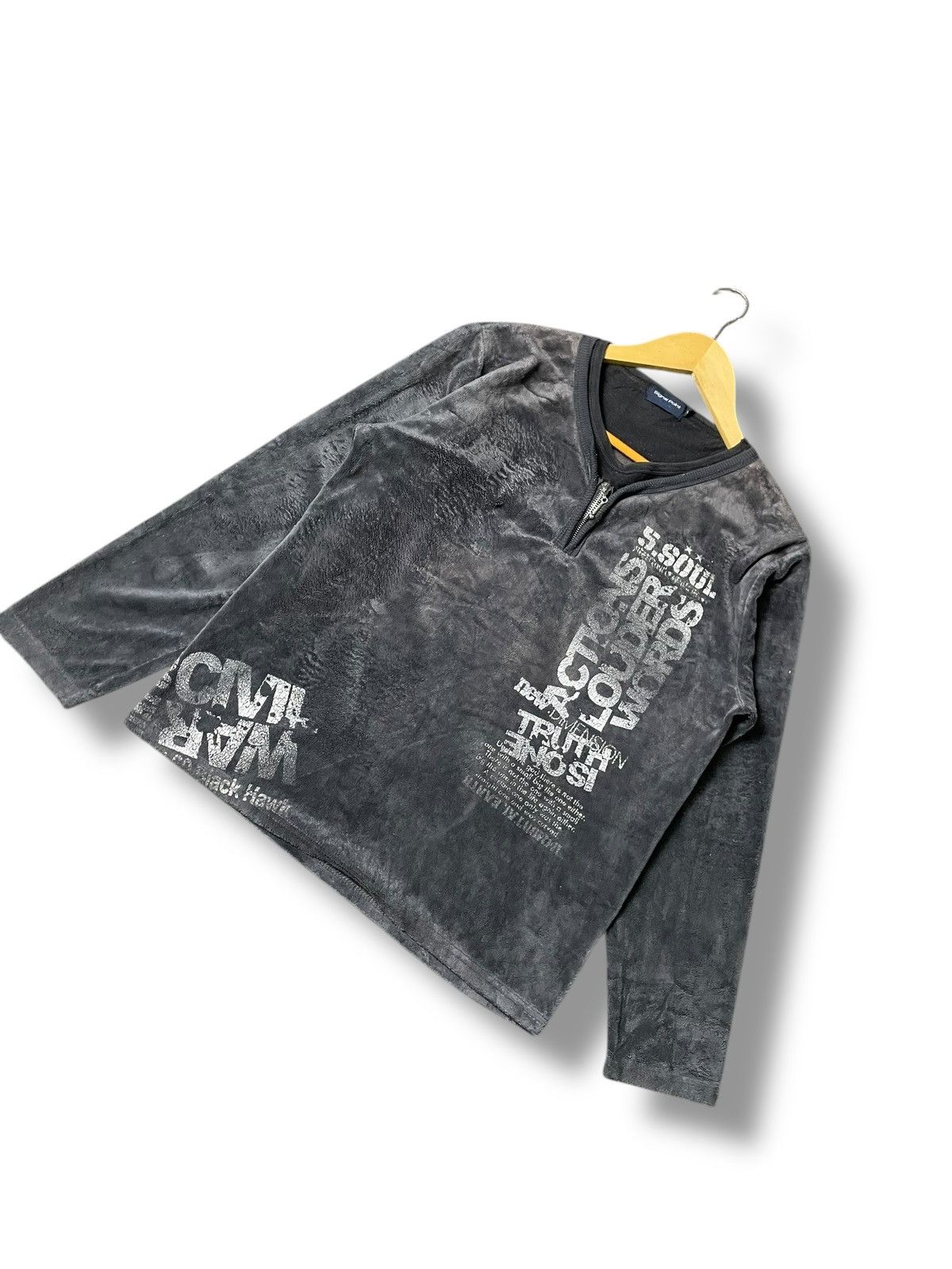 Japanese Brand Signal Point Boys Velvet Long Sleeve Shirts (68) Size US XXS / EU 40 - 6 Thumbnail