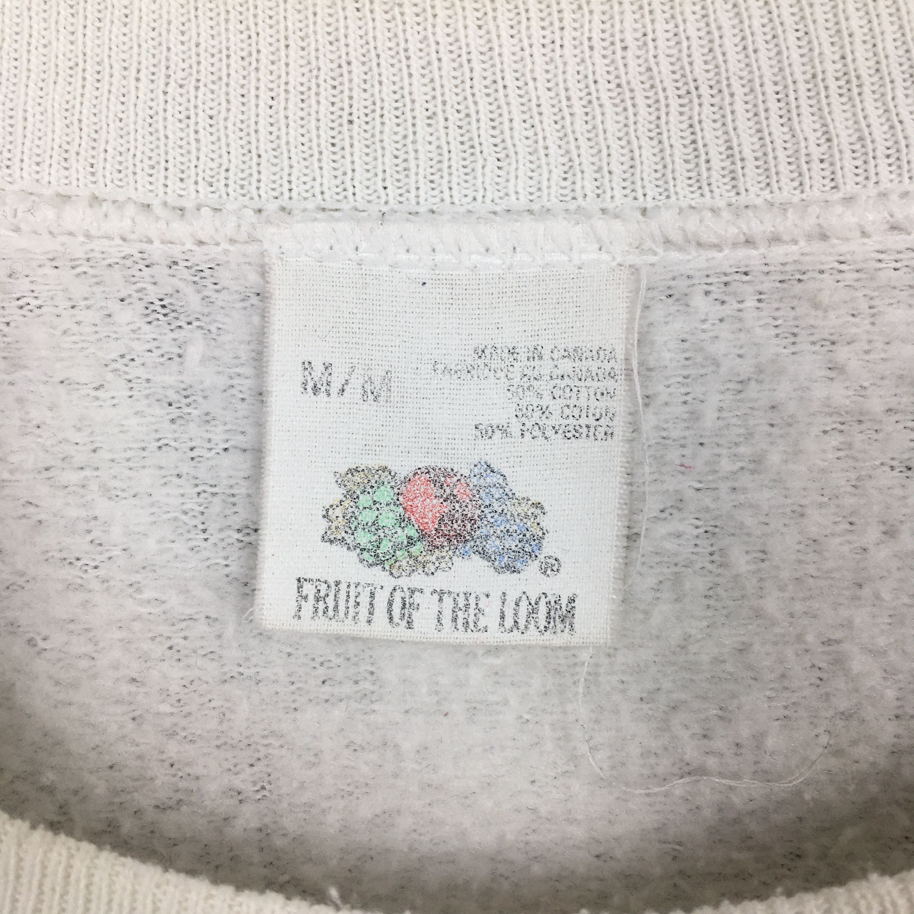 Fruit Of The Loom Vintage 90s Vancouver Canada Sweatshirt Medium Size US M / EU 48-50 / 2 - 3 Thumbnail
