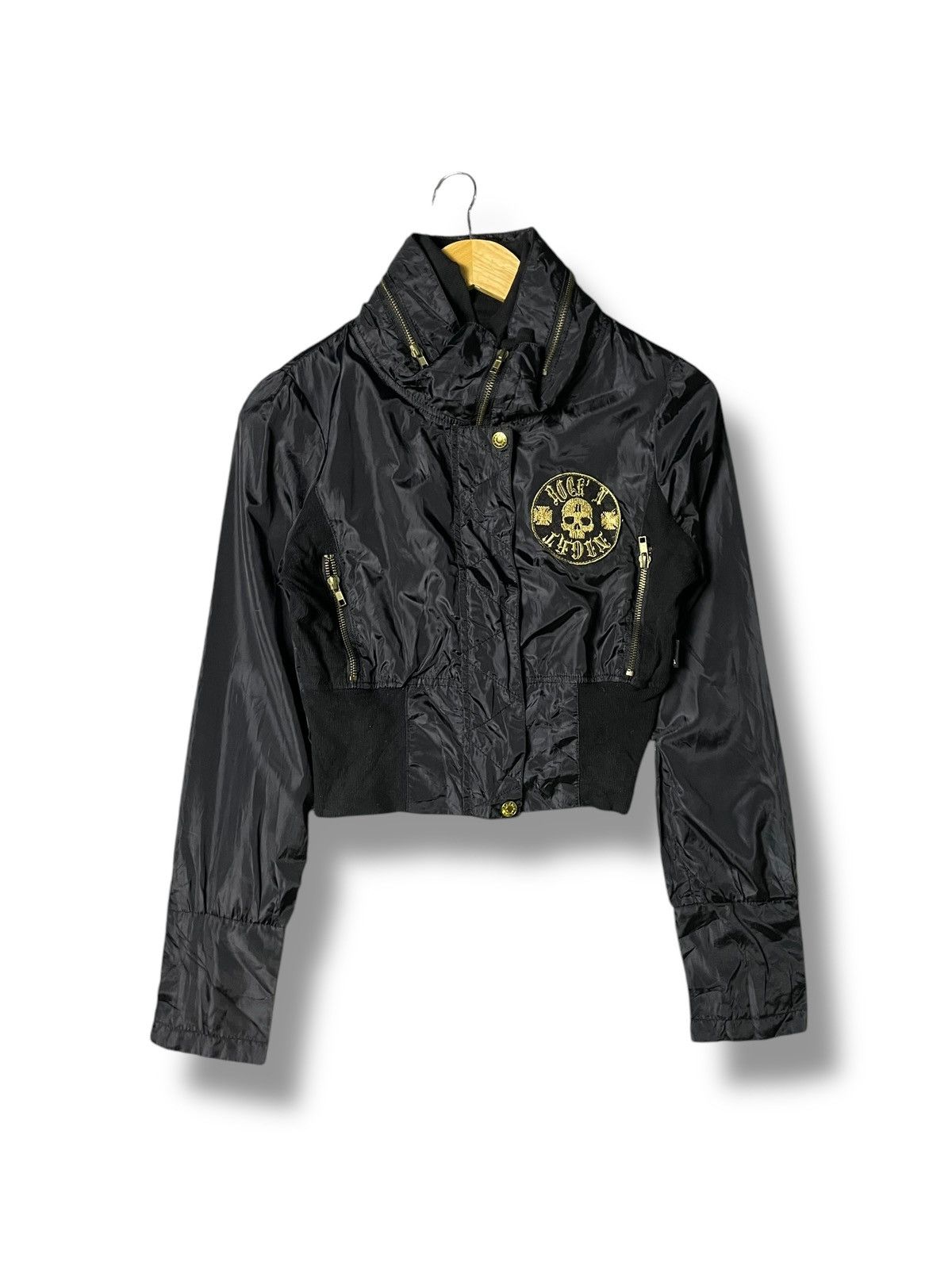 If Six Was Nine × Japanese Brand × Le Grande Bleu (L.G.B.) Japanese Brand Punk Crop Jacket (73) Size US XXS / EU 40 - 1 Thumbnail