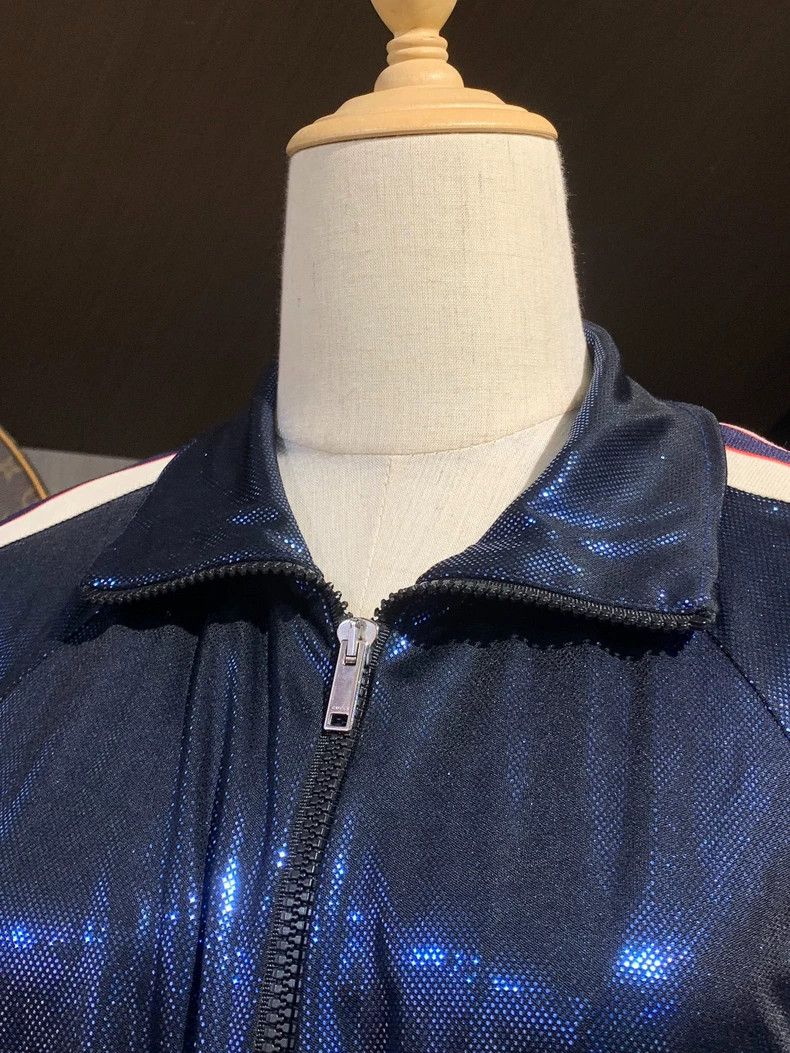 Gucci GucciBlue retro glossy zipper jacket Size L / US 10 / IT 46 - 5 Thumbnail