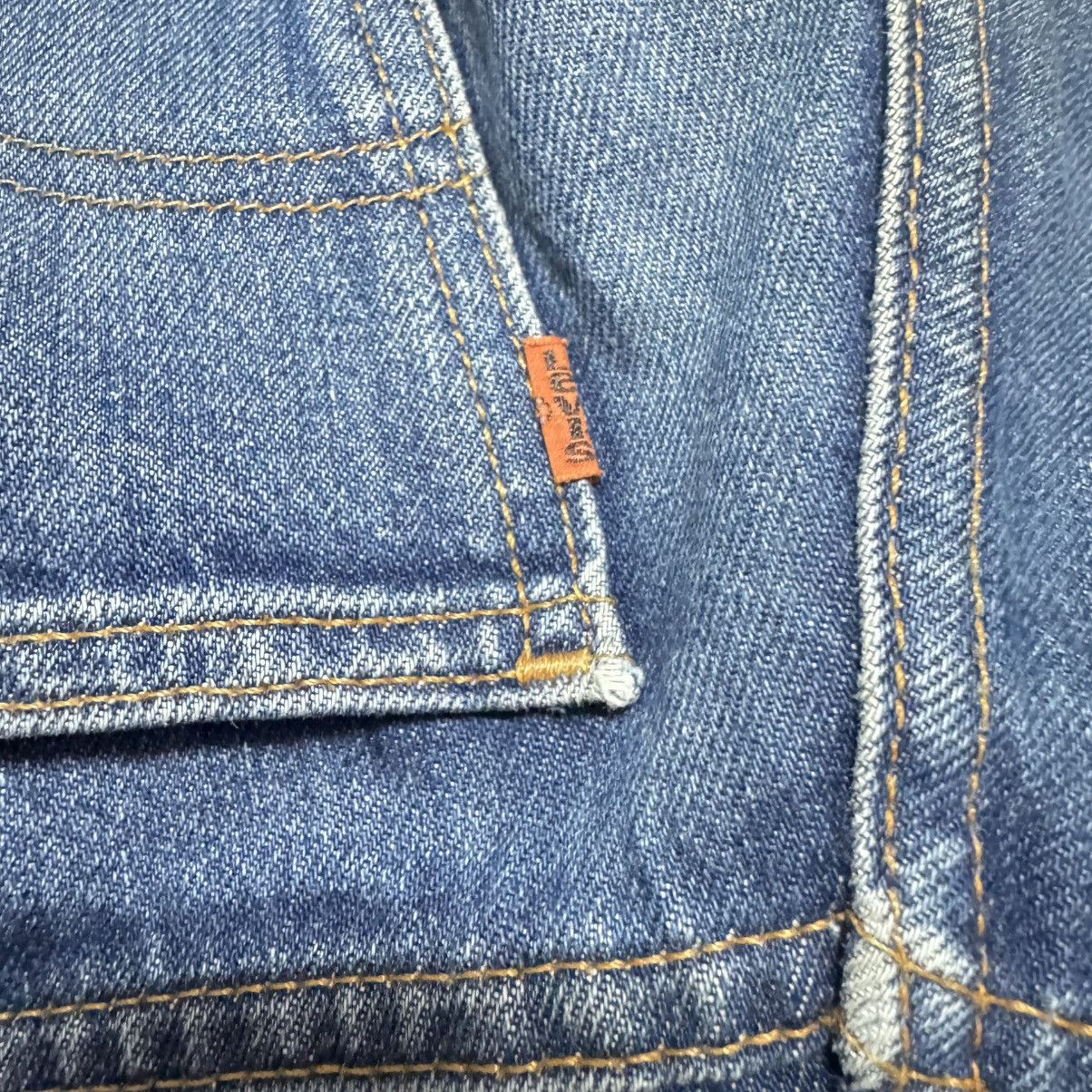 Levi's Vintage Levis 517 Flare Jeans Repaired Hedi Slimane Size US 32 / EU 48 - 8 Thumbnail