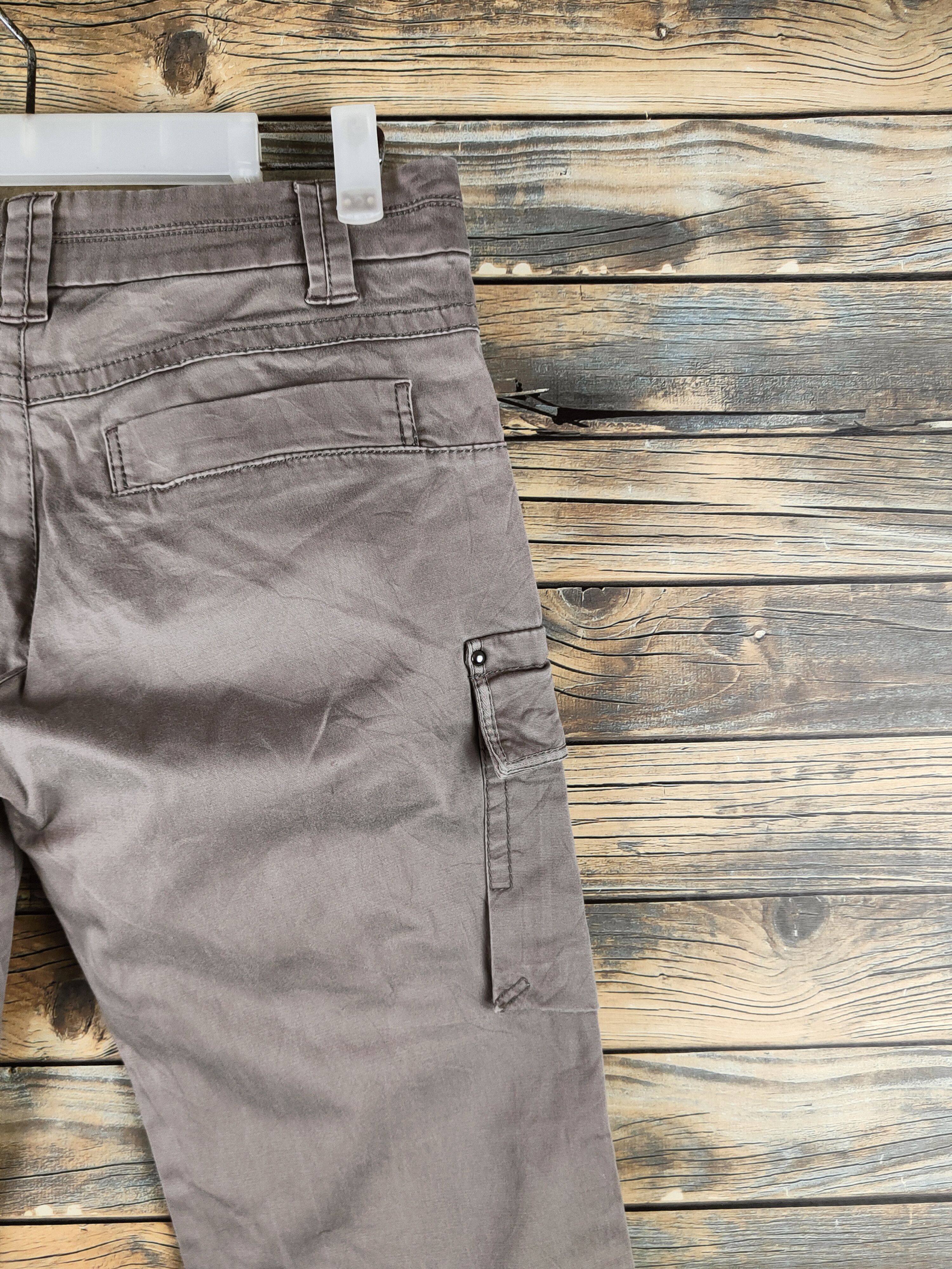 Japanese Brand DL Lufu Beige Multipocket Cargo Pants #46-416 Size 26" / US 2 / IT 38 - 10 Thumbnail