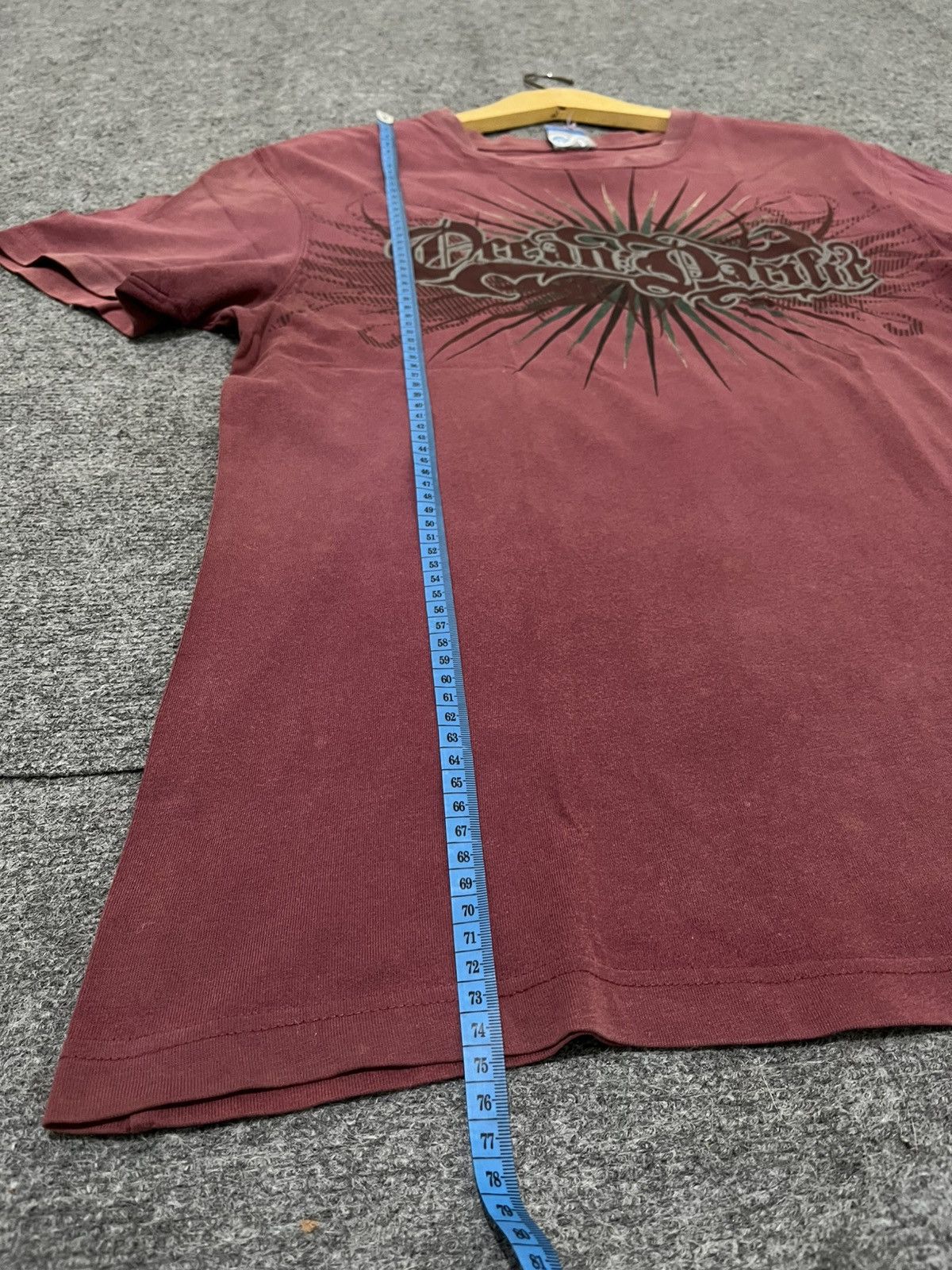 Ocean Pacific OP T-shirt Maron graphic Grunge Style Vintage Y2k Size US L / EU 52-54 / 3 - 8 Thumbnail