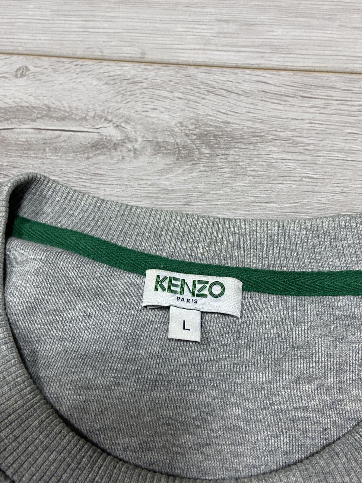 Kenzo Kenzo Paris tiger 🐯 big logo sweatshirt embroidered Size US L / EU 52-54 / 3 - 4 Thumbnail