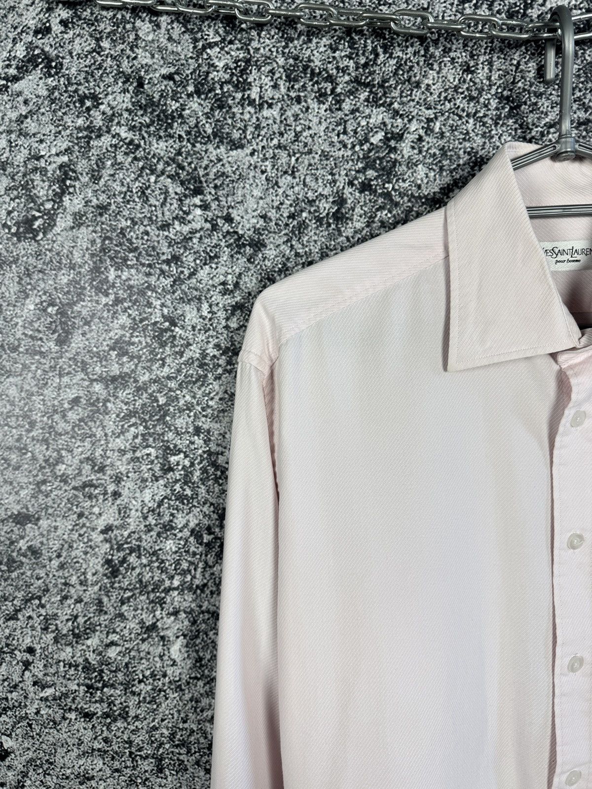 Vintage × Yves Saint Laurent Yves Saint Laurent Vintage Shirt Button Up YSL Size 40/41 16 Size US L / EU 52-54 / 3 - 3 Thumbnail