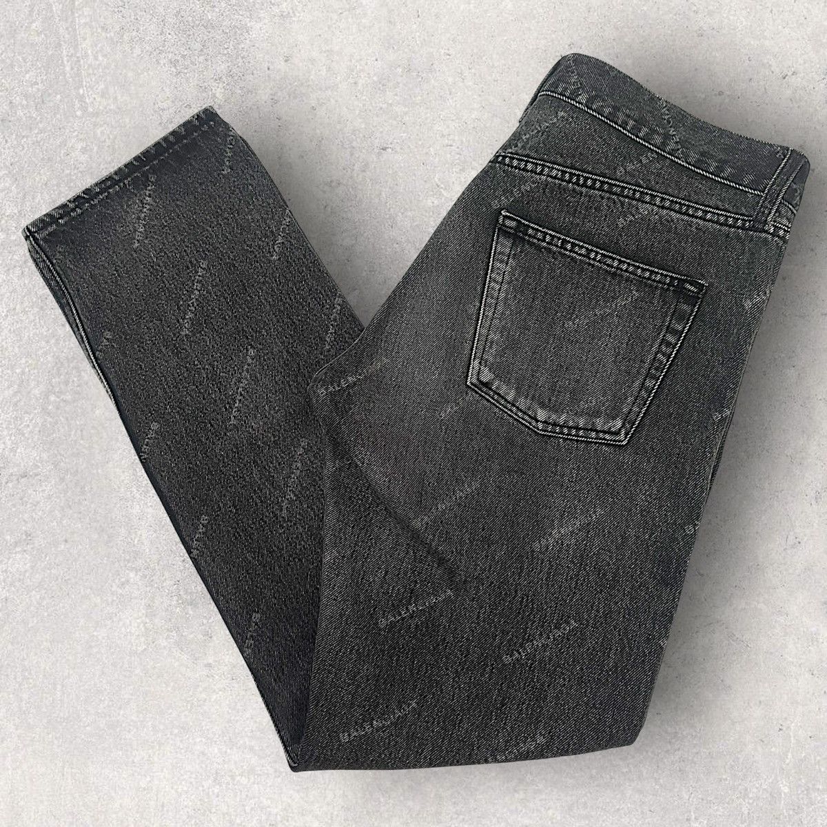 Balenciaga Balenciaga Monogram Jeans Size US 30 / EU 46 - 10 Thumbnail