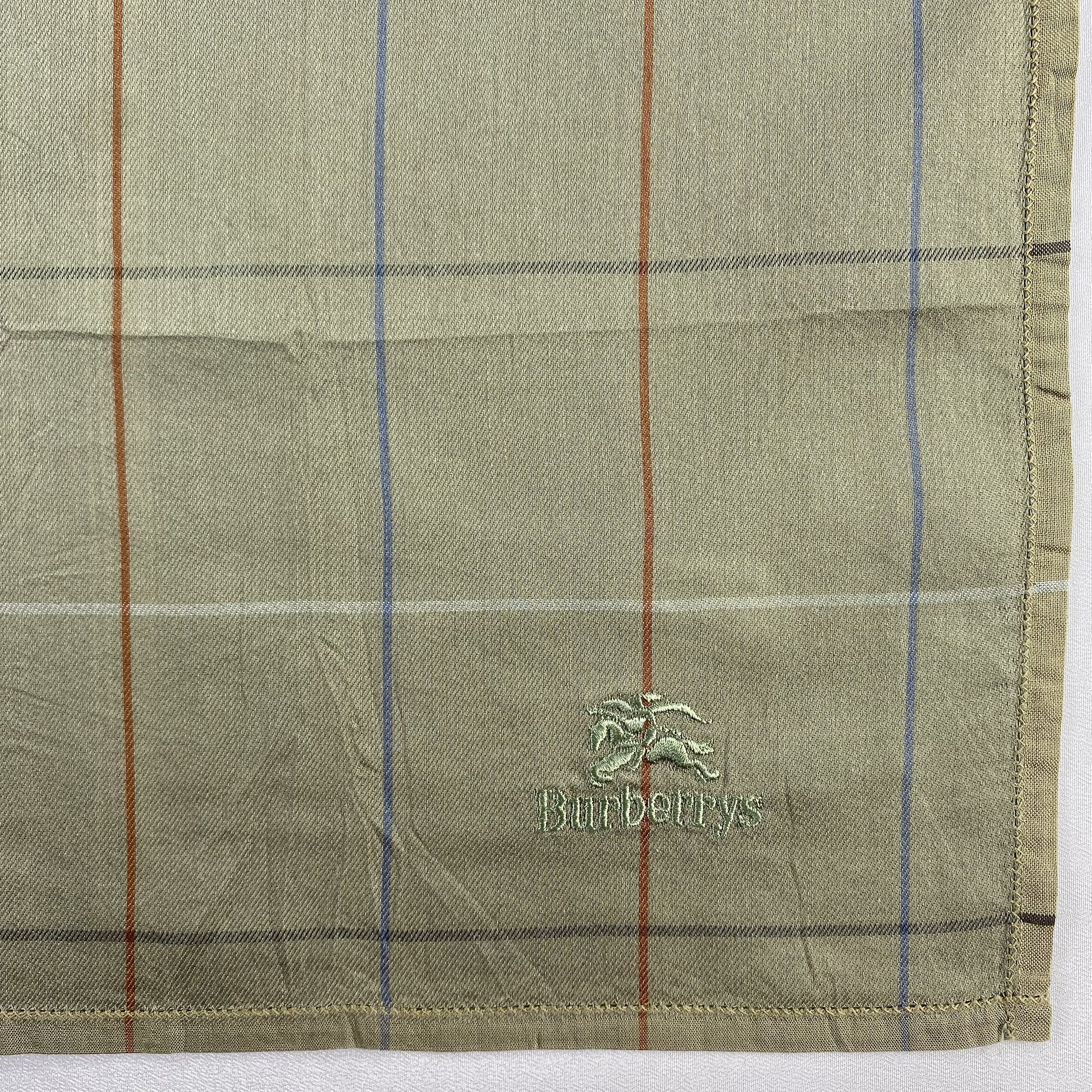 Burberry × Vintage Burberry Handkerchief / Neckerchief / Bandana-P1555 Size ONE SIZE - 3 Thumbnail
