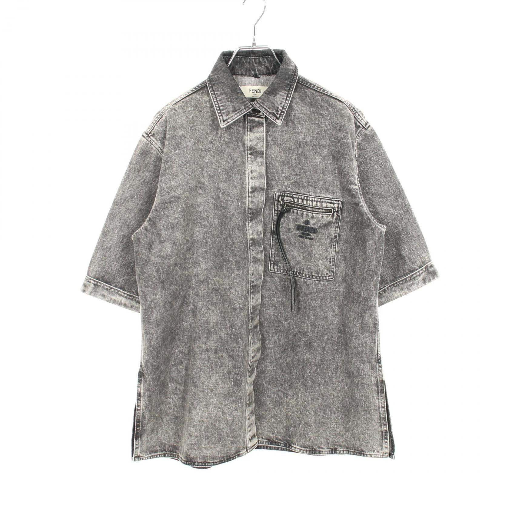 Fendi Fendi Fendi Cotton Denim Jacket Textile Outerwear DUTY FREE for USA Size ONE SIZE - 1 Thumbnail