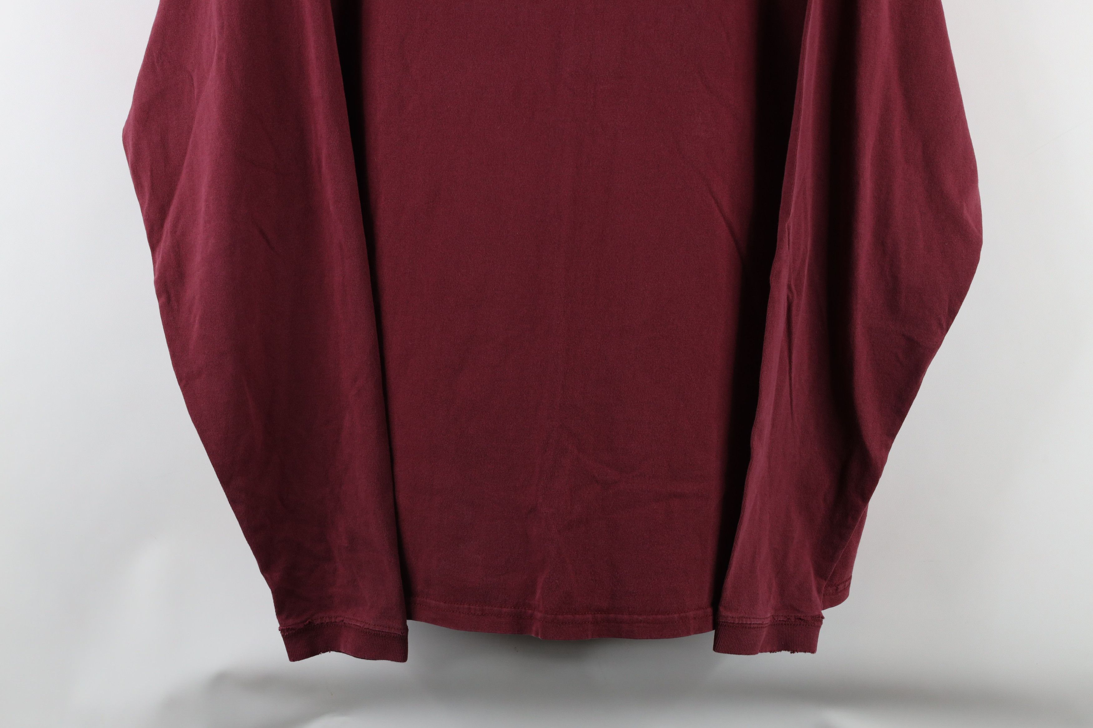 Vintage Vintage 90s Streetwear Blank Heavyweight Long Sleeve T-Shirt Size US XL / EU 56 / 4 - 3 Thumbnail