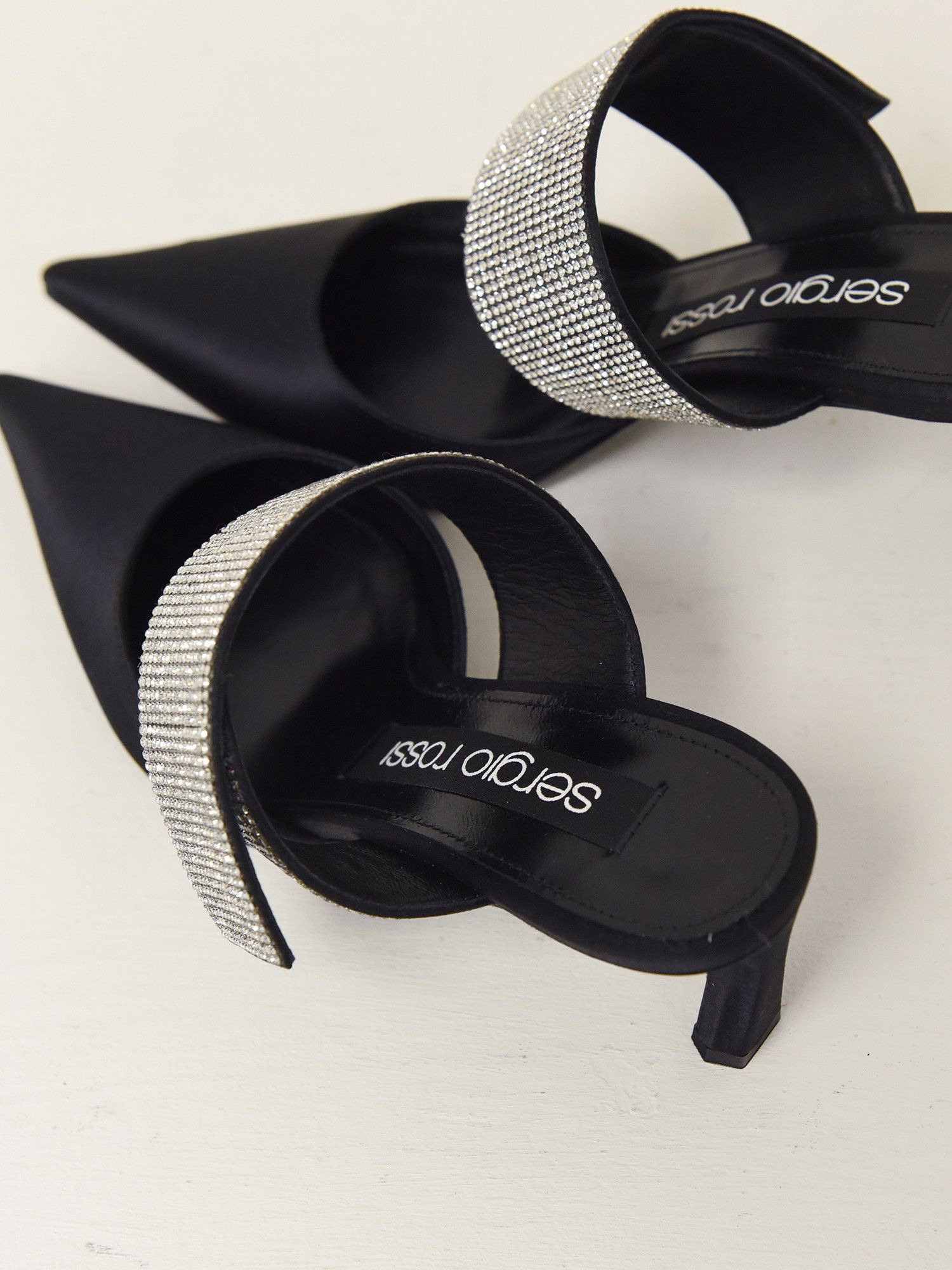 Sergio Rossi SERGIO ROSSI Paris Satin Mules Size US 6 / IT 36 - 6 Thumbnail