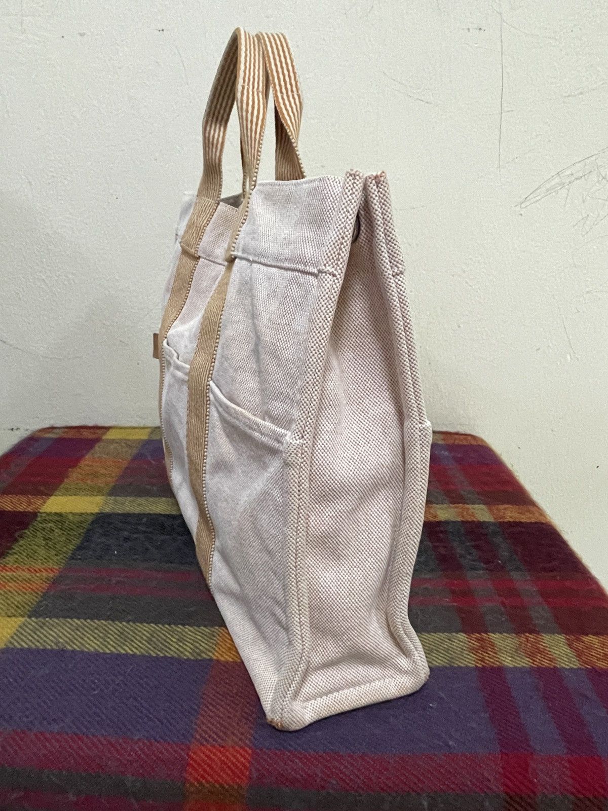 Hermes Hermes New Fool Toe MM Tote Bag Hand Orange Size ONE SIZE - 5 Thumbnail
