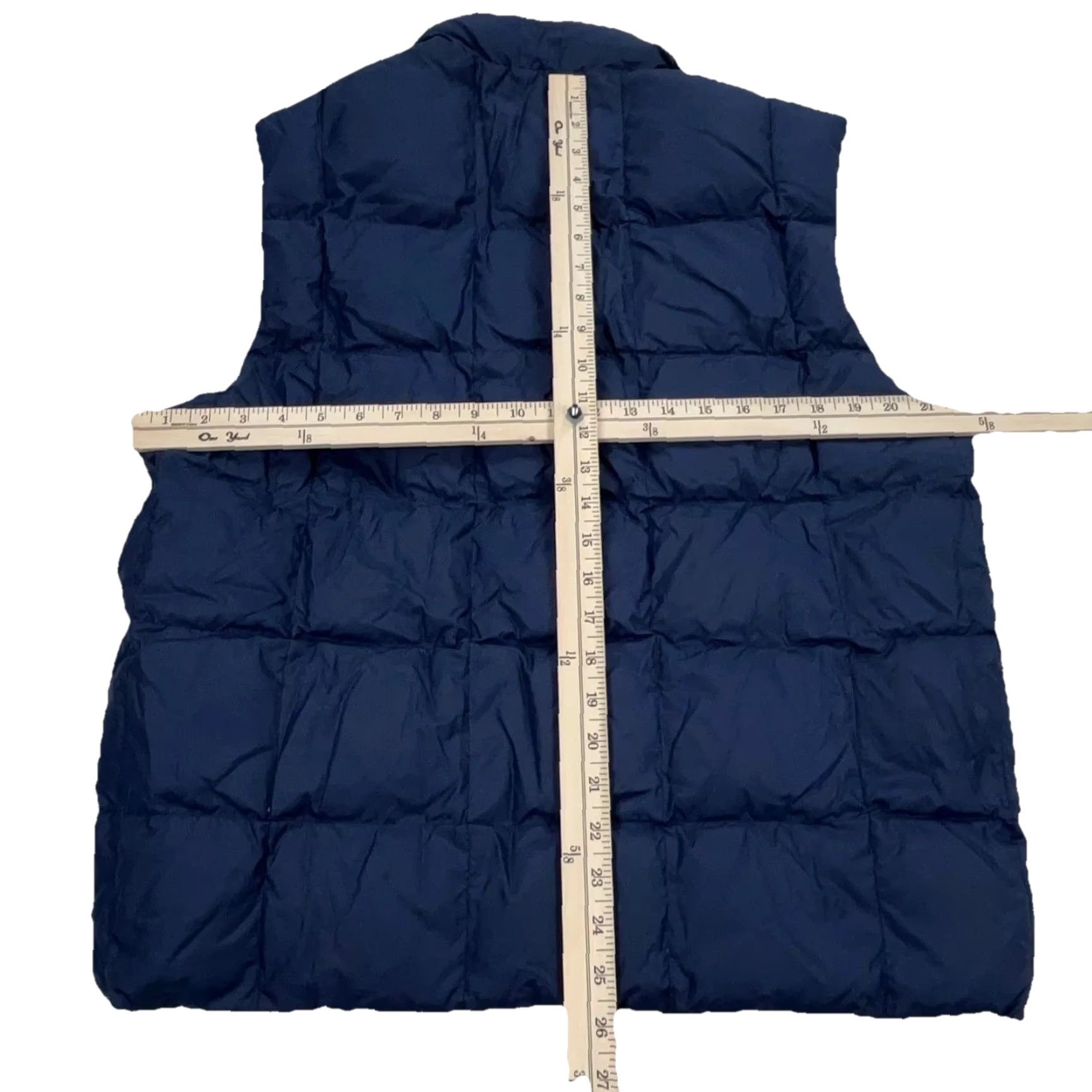 Eddie Bauer Eddie Bauer Puffer Vest Men Medium Blue Goose Down Fill Jacket Sleeveless Navy H Vest Java Size US M / EU 48-50 / 2 - 7 Thumbnail